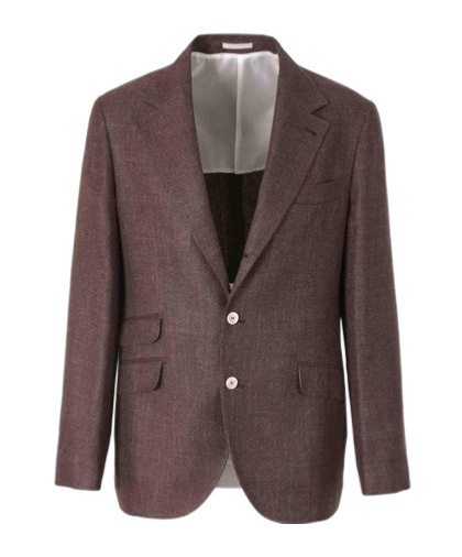 Shop Brunello Cucinelli Single-breasted Tailored Blazer In Brown
