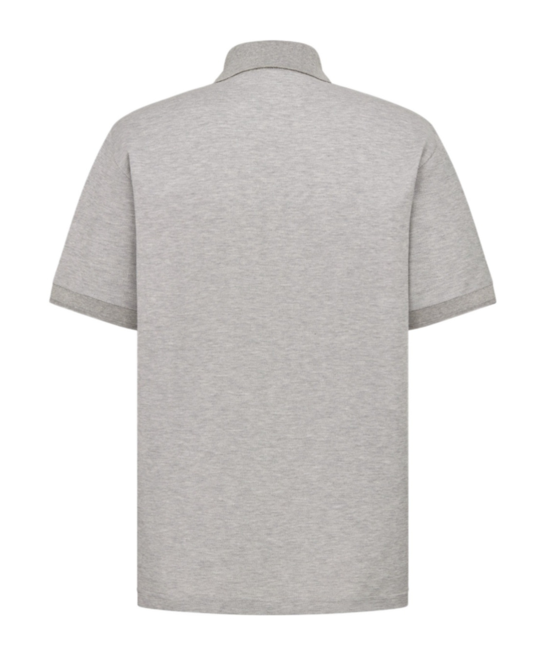 Dior Logo Short-sleeved Polo Shirt In Gray
