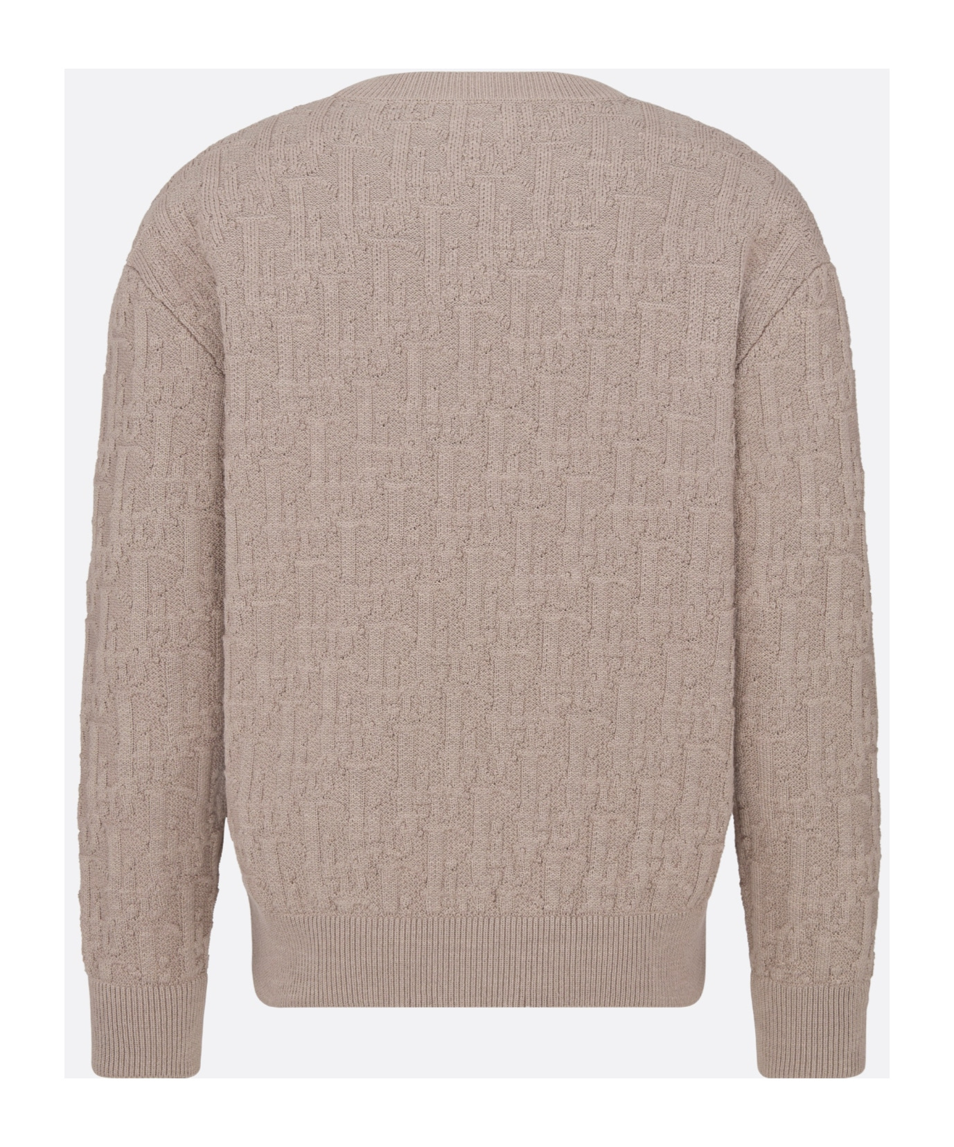 Dior Long-sleeved Sweater In Nude