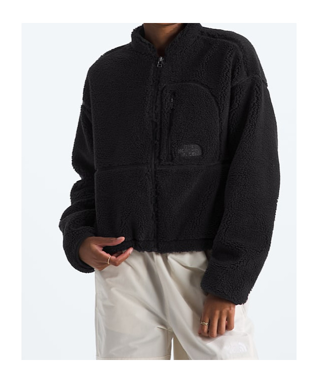 The North Face Full Zipper Jacket In Black