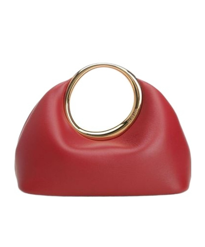 Jacquemus Womens Dark Red Le Petit Calino Leather Top-handle Bag In Red