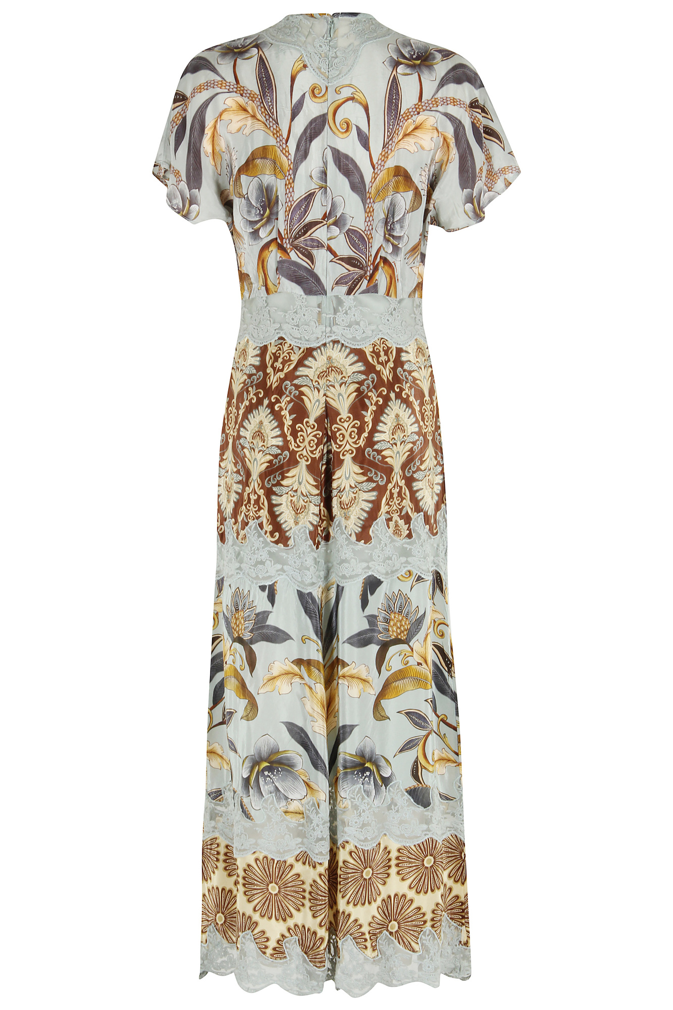 Farm Rio Mixed Snake Garden Maxi Dress In Multi