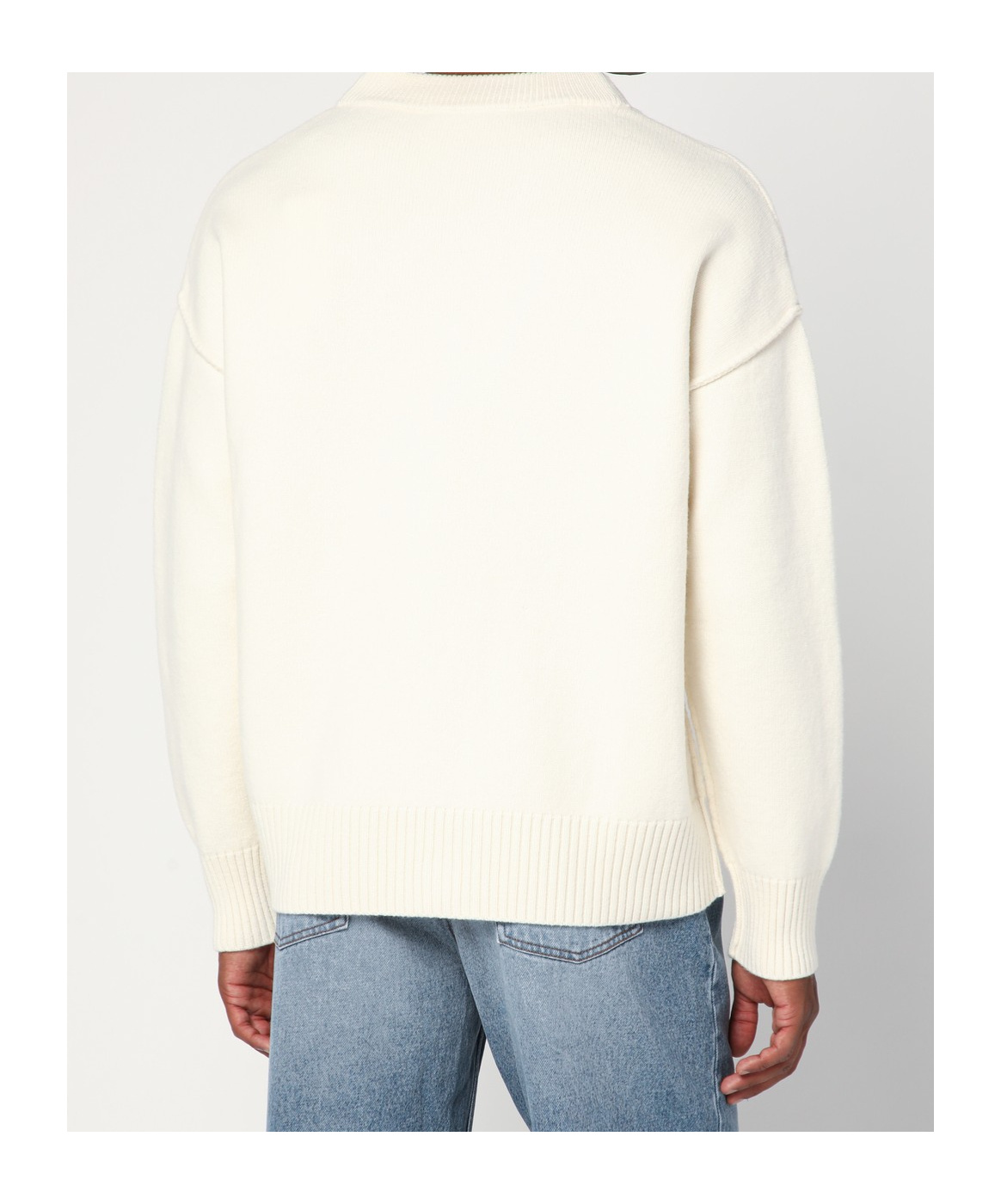 Ami Alexandre Mattiussi Ami Paris Sweaters In White