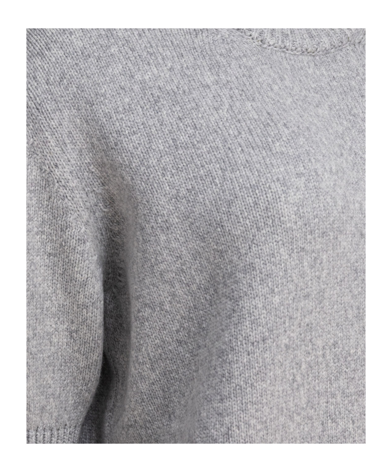 Khaite Crew Neck Sweater In Gray