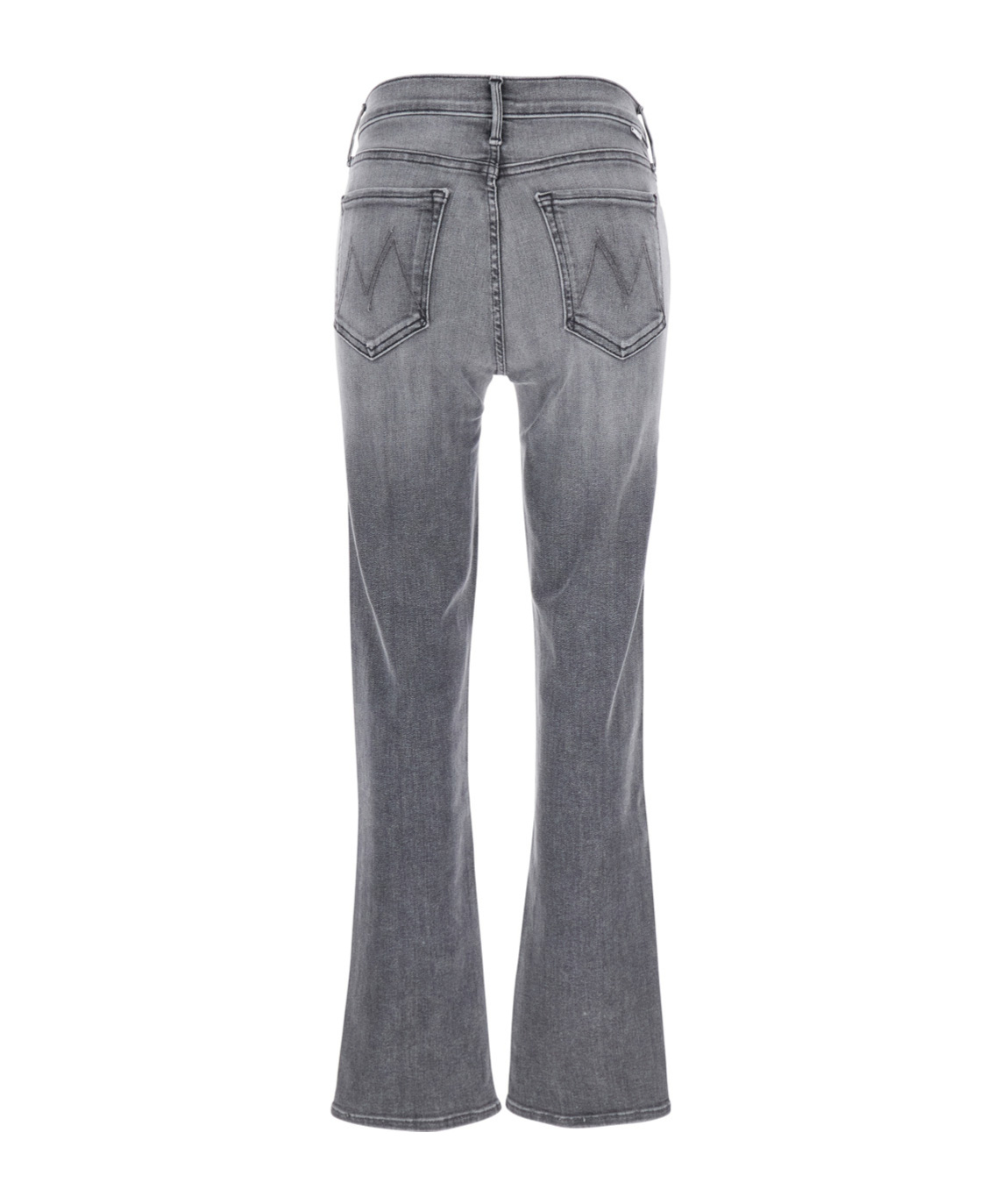 Mother The Rascal Ankle Fray Jeans In Gray