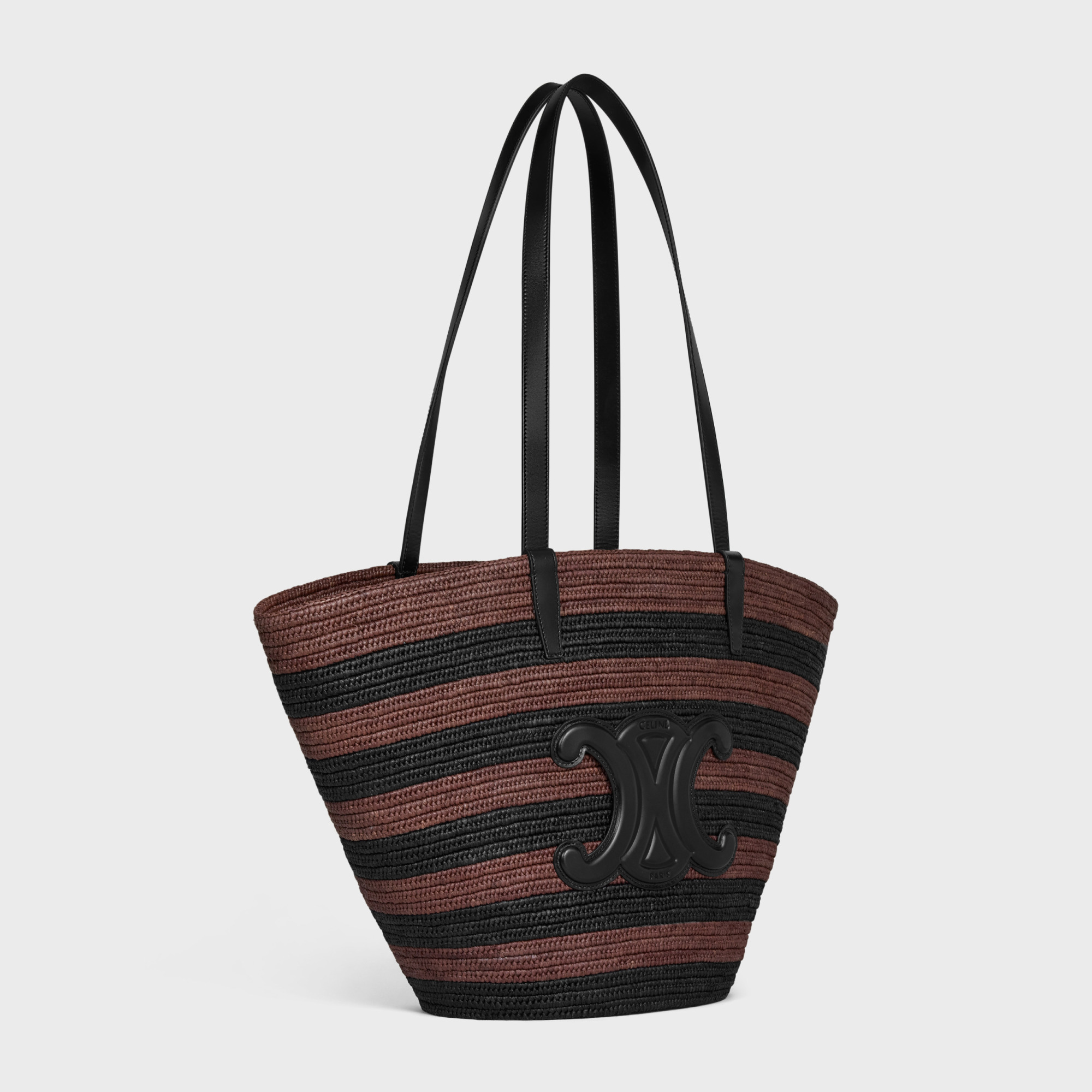 Celine Women Panier Rafia Tote Bag In Multi