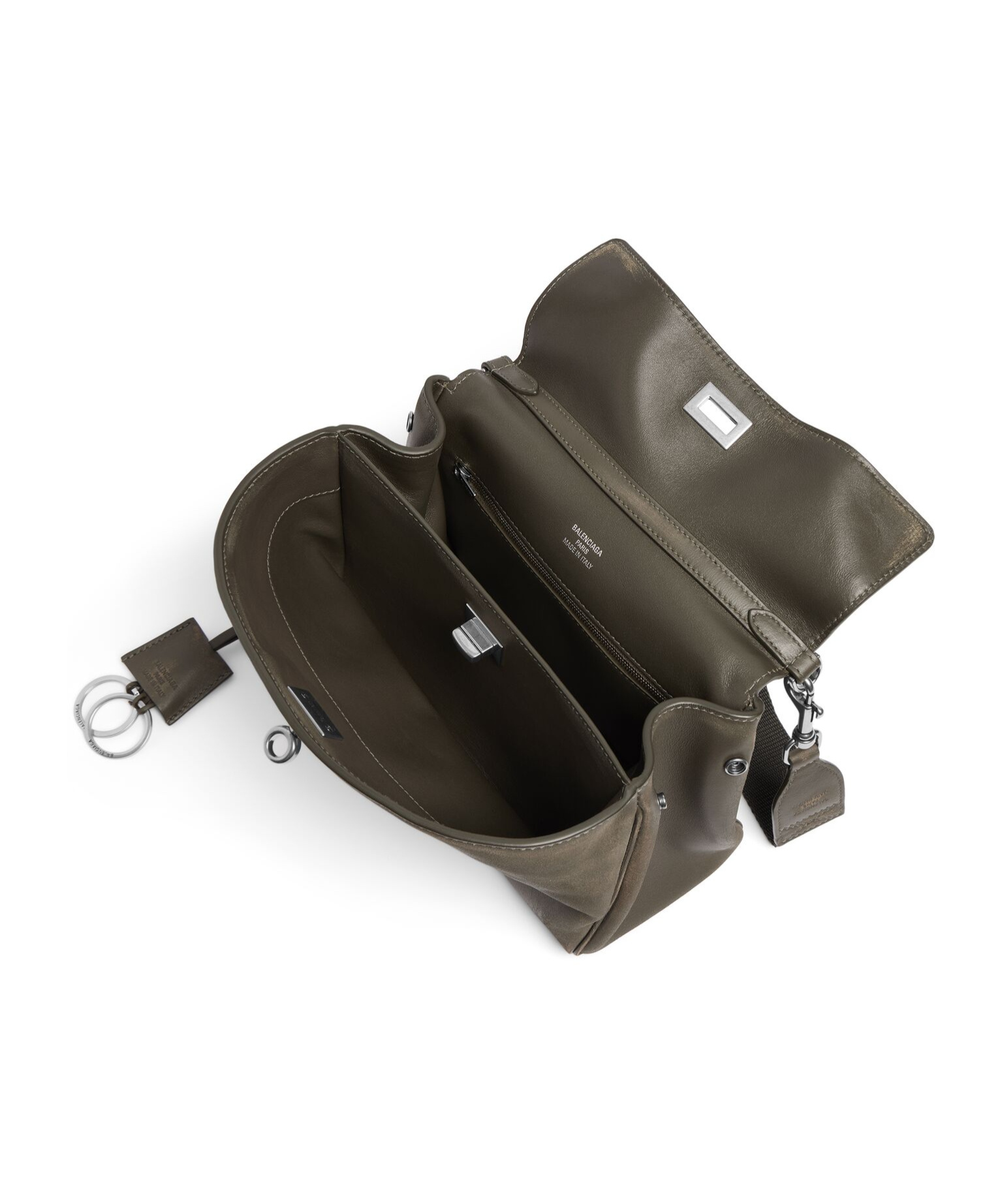 Balenciaga Men's Rodeo Small Messenger Bag  In Khaki