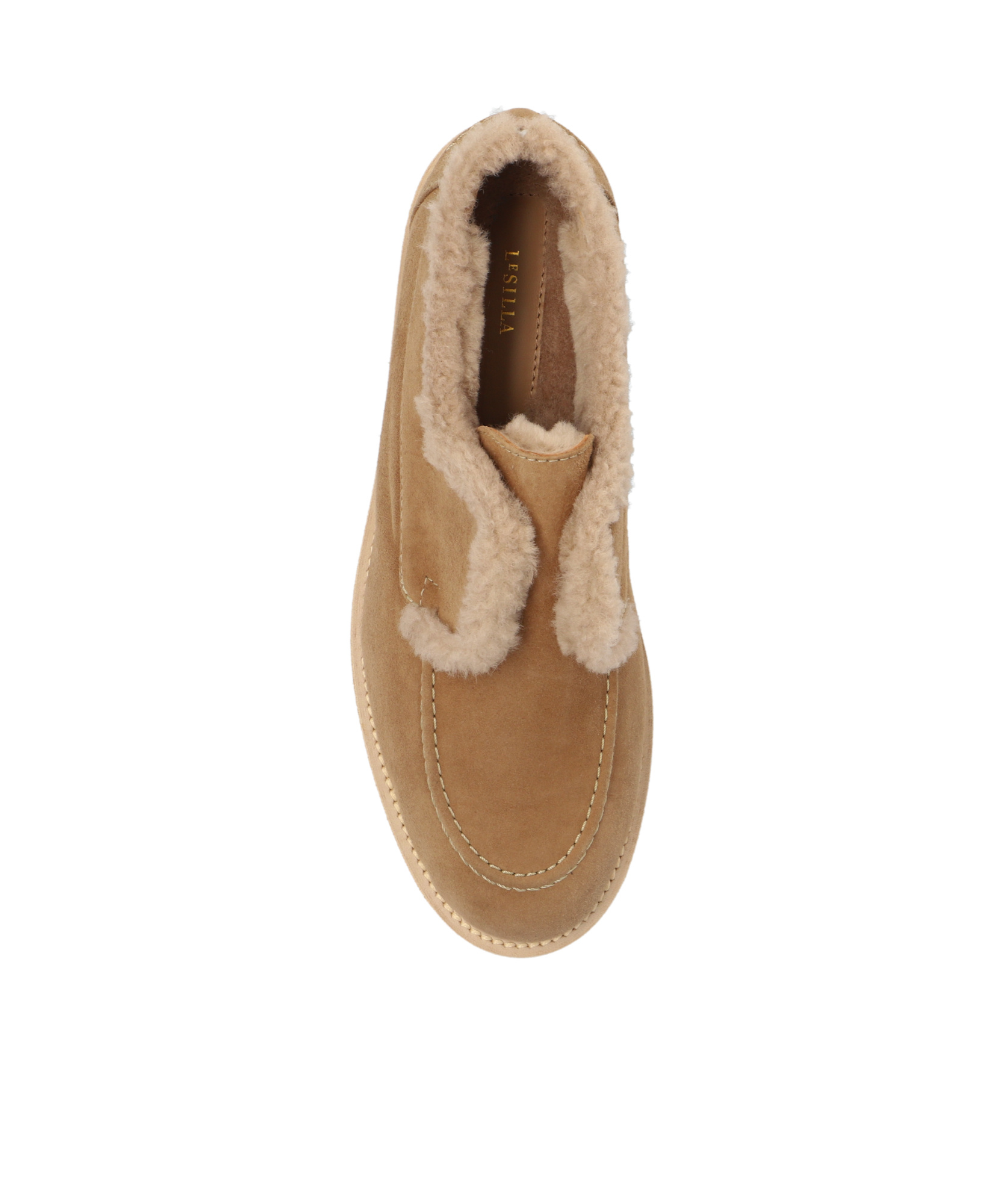Le Silla Yacht Suede Loafers In Brown