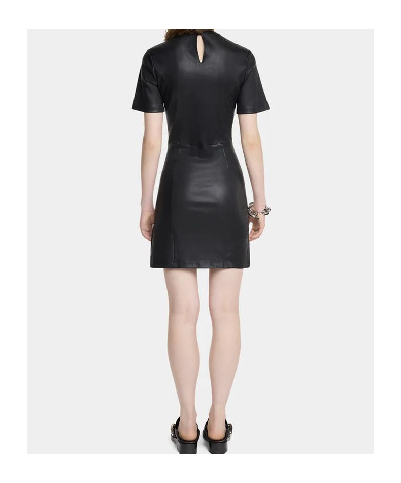Shop Rabanne Short Sleeve Dress
