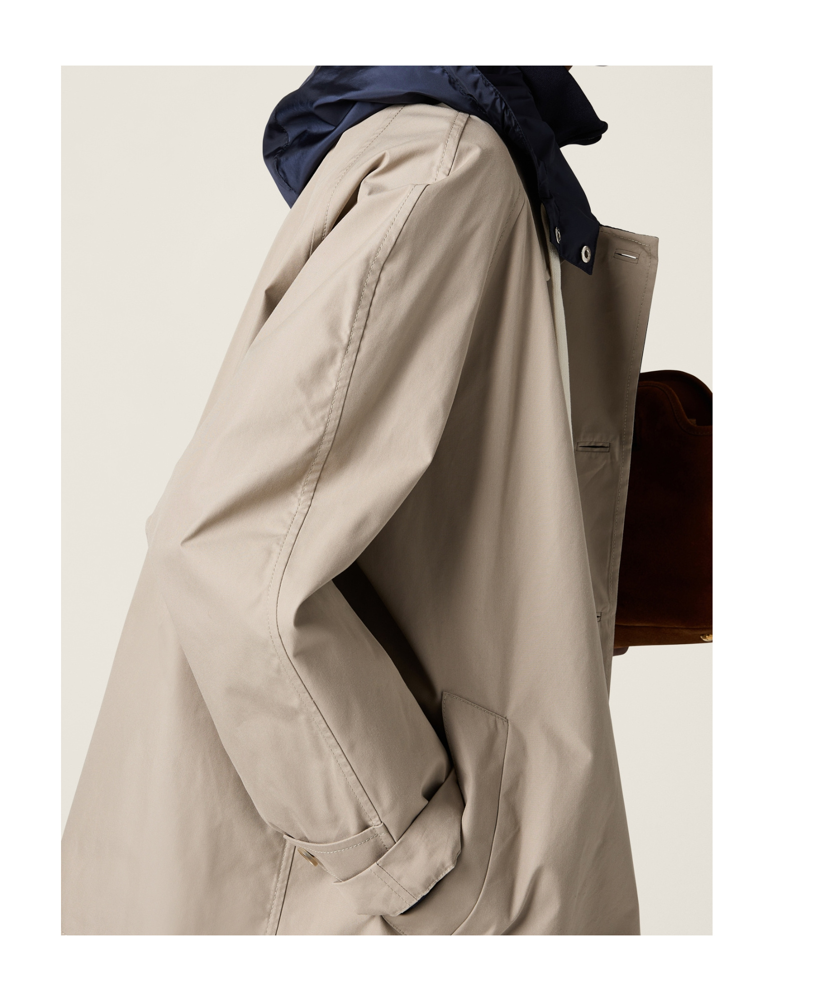 Miu Miu Long-sleeved Casual Jacket In Nude