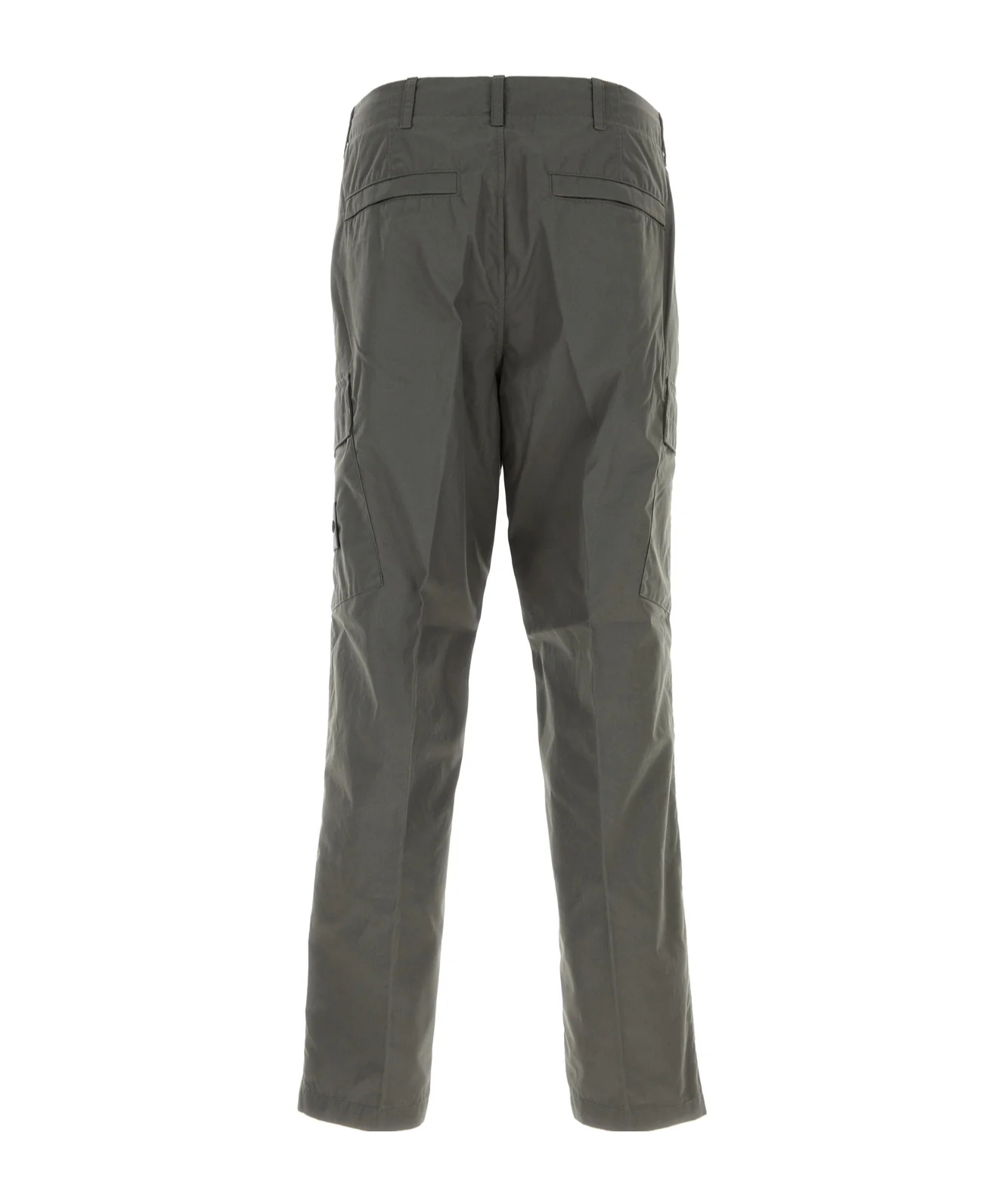 Stone Island Cargo Trousers Featuring Multiple Pockets In Gray