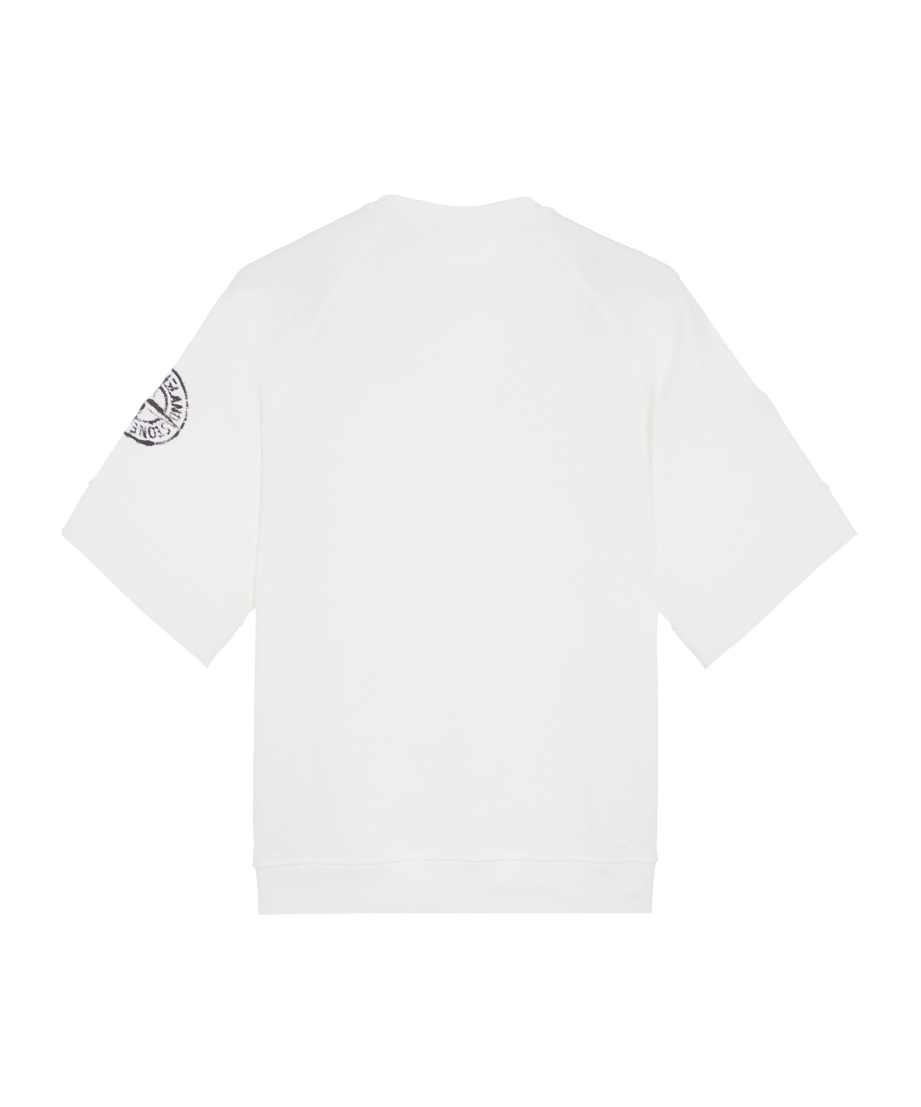 Stone Island Sweatshirt Blanc Coton In White