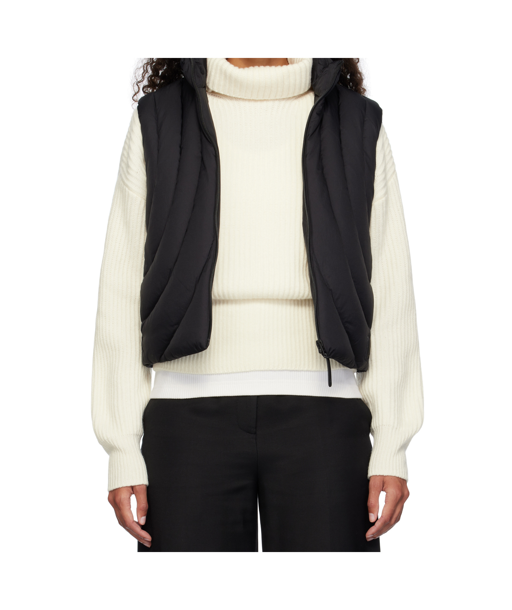 Mackage Black Adana Down Vest In Black