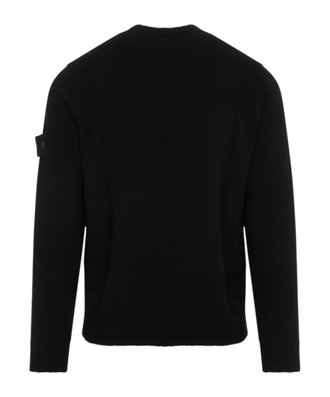 Shop Stone Island Compass-badge Sweater In Black
