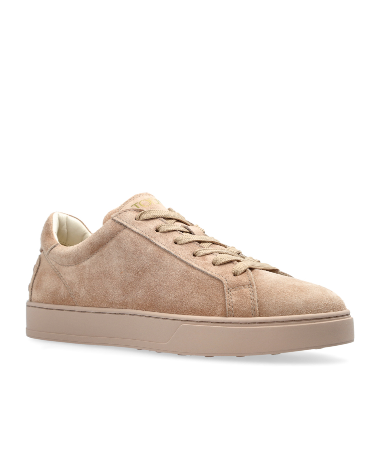 Tod's Lace-up Low-cut Casual Shoes In Nude
