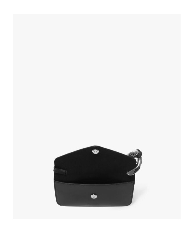 Jw Anderson Corner Leather Mini Bag In Black