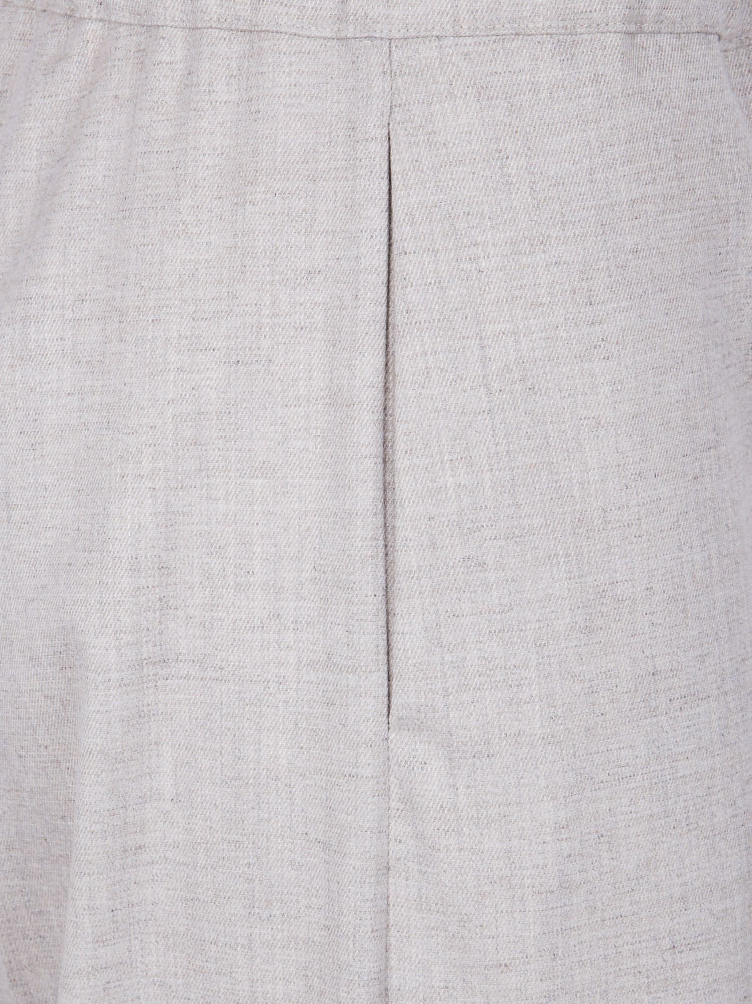D Exterior D.exterior Soft Flanel Wide Leg Short Trousers In Gray