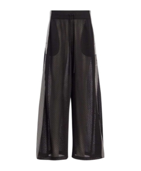 Dior Elastic Waist Casual Pants In Black