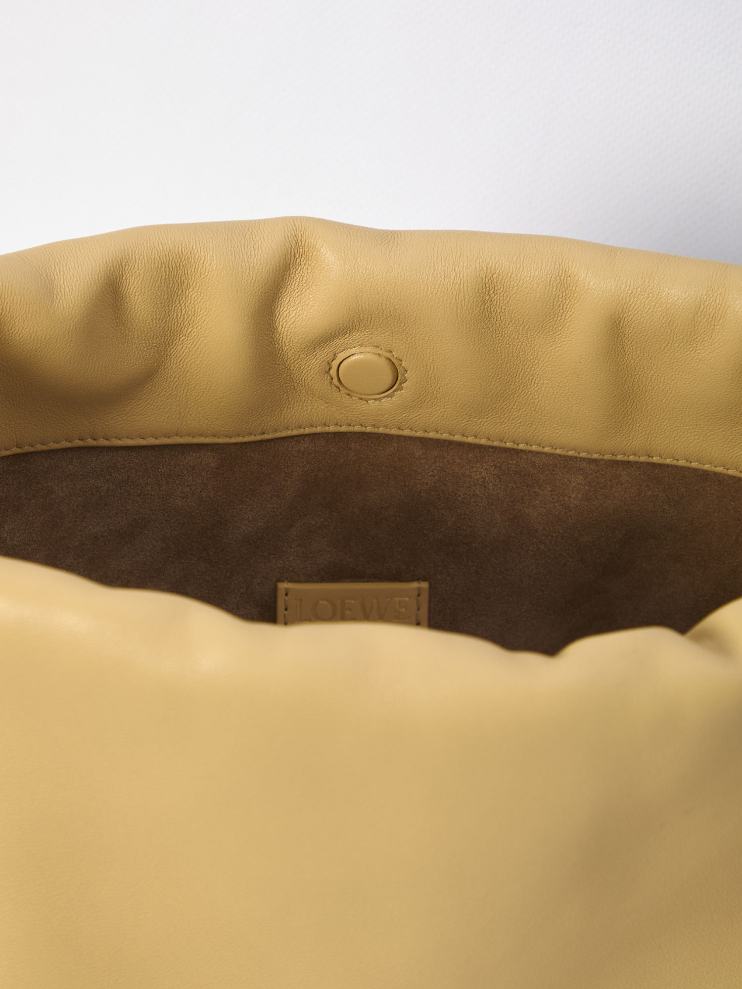 Loewe Mini Puzzle Leather Shoulder Bag In Nude