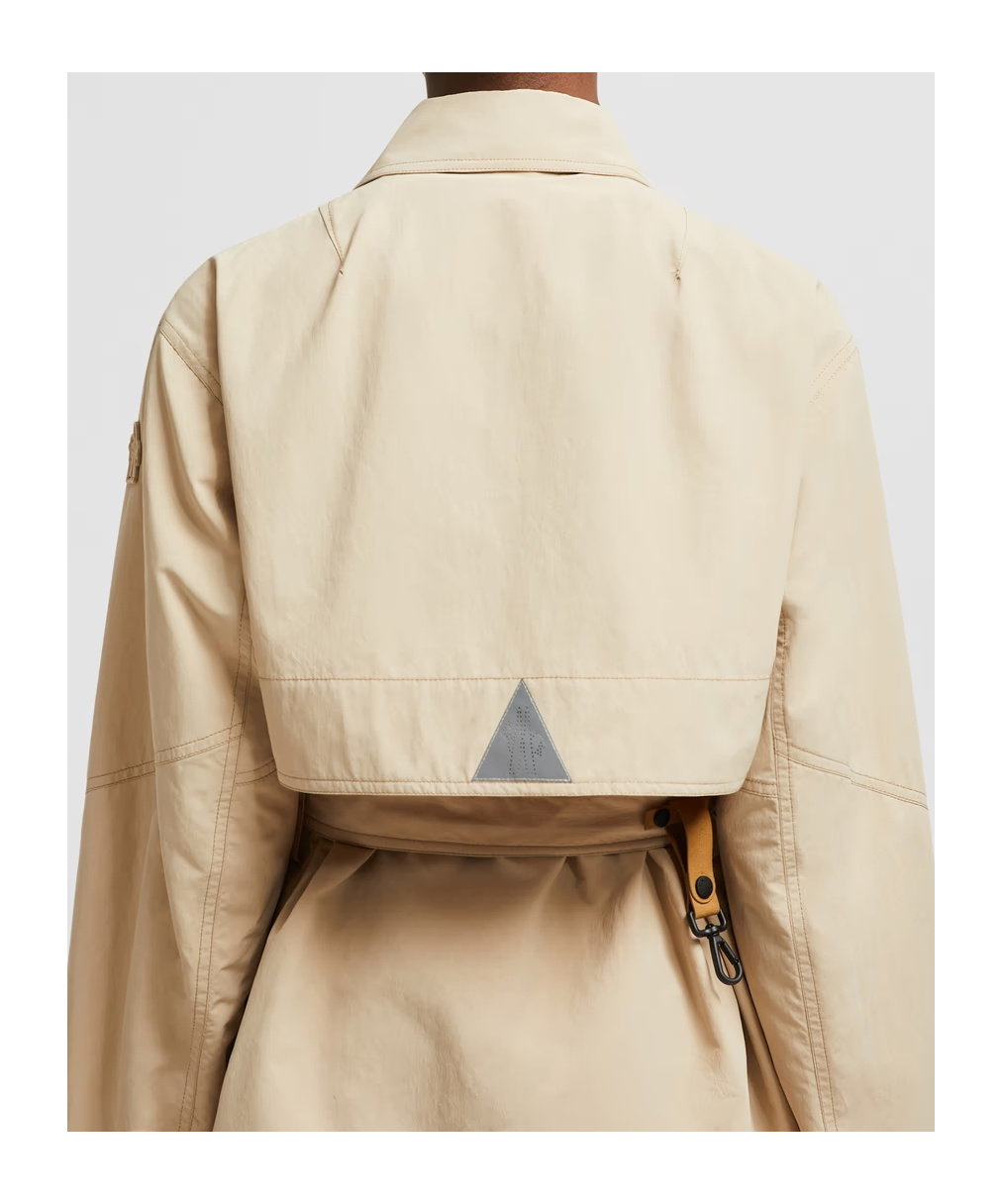 Moncler Veste Utilitaire Ceinturée Kaeng In Nude