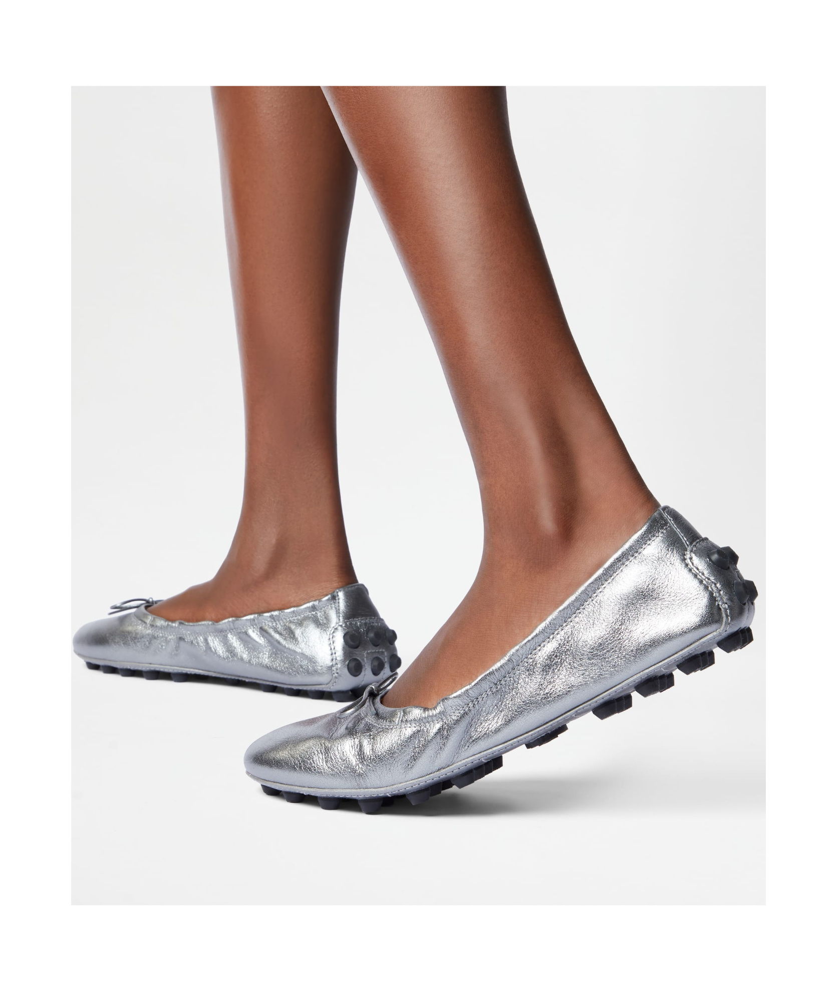 Tod's Ballet Flats In Gray