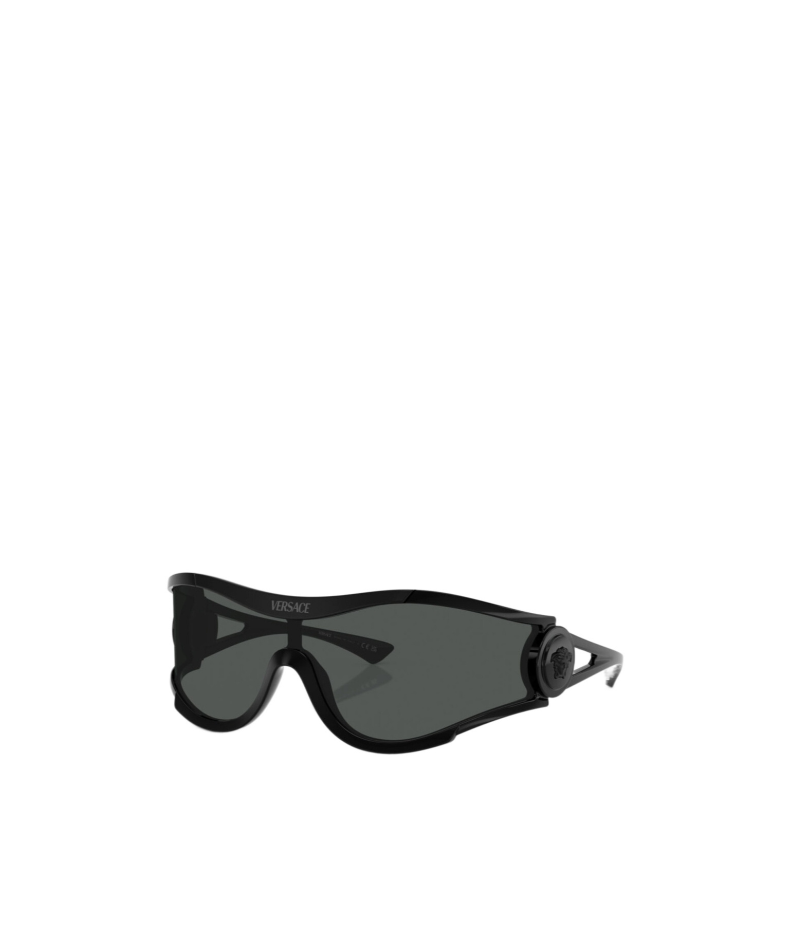 Versace Medusa-plaque Pilot-frame Sunglasses In Black