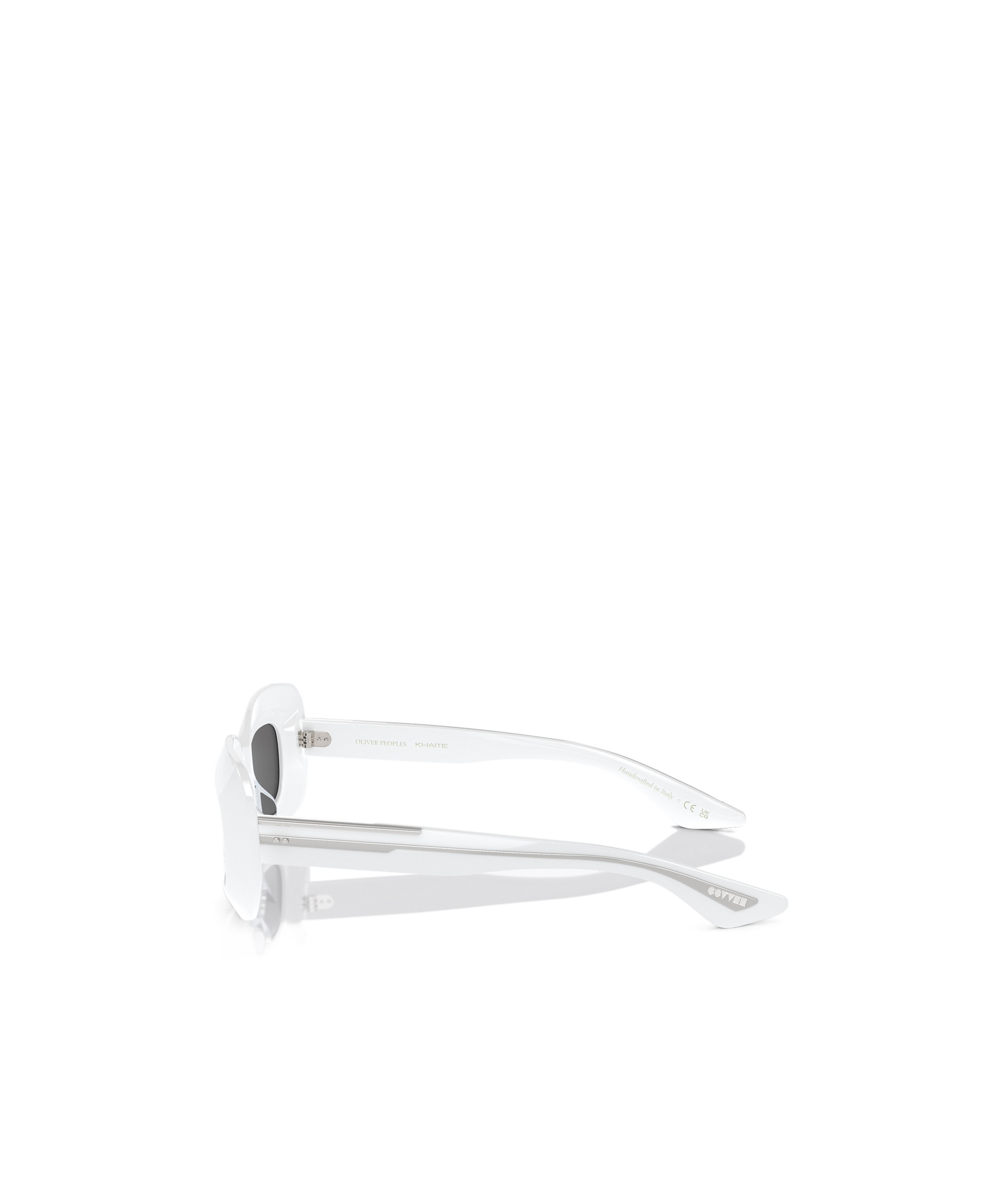 Oliver Peoples 1966c Rectangle-frame Sunglasses In White