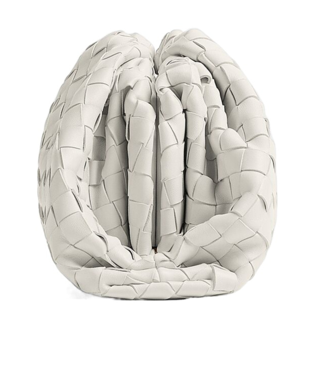 Bottega Veneta White Mini 'the Pouch' Clutch In White