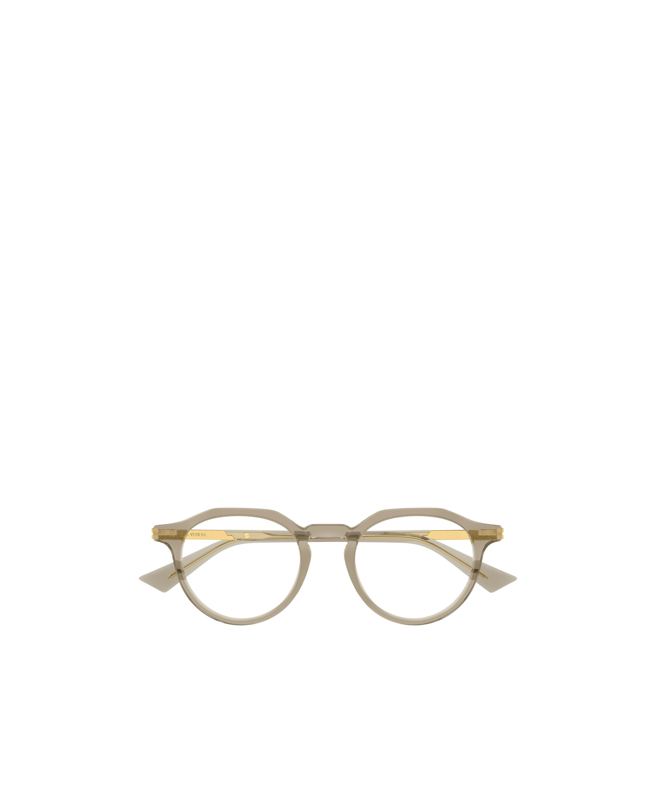 Bottega Veneta Full Frame Plain Mirror In Nude