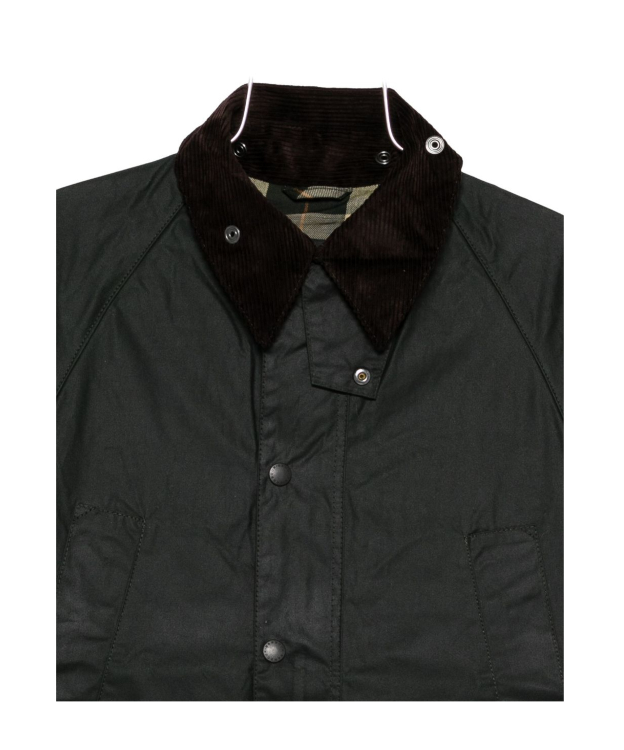 Barbour Oversized Solway Waxed Jacket In Black