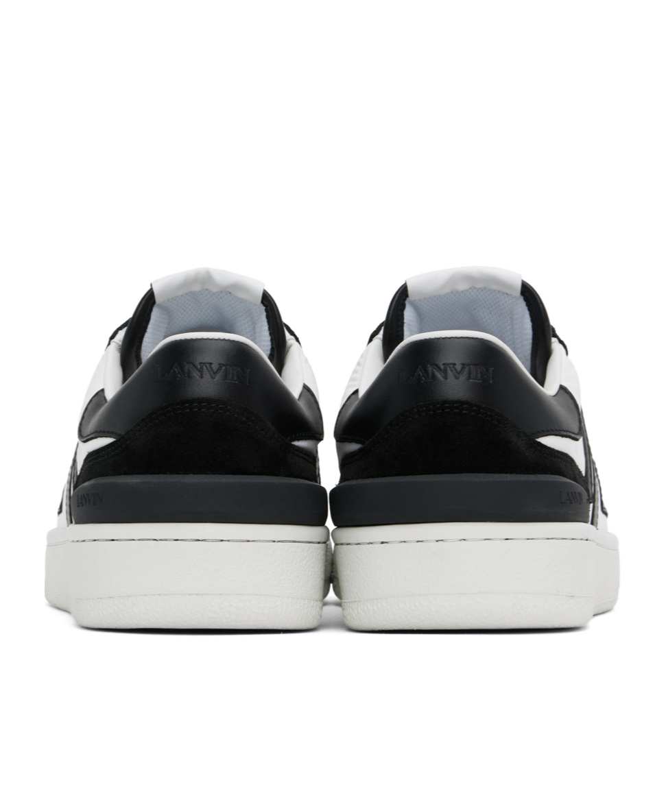 Shop Lanvin Clay Mesh Low-cut Casual Shoes In White