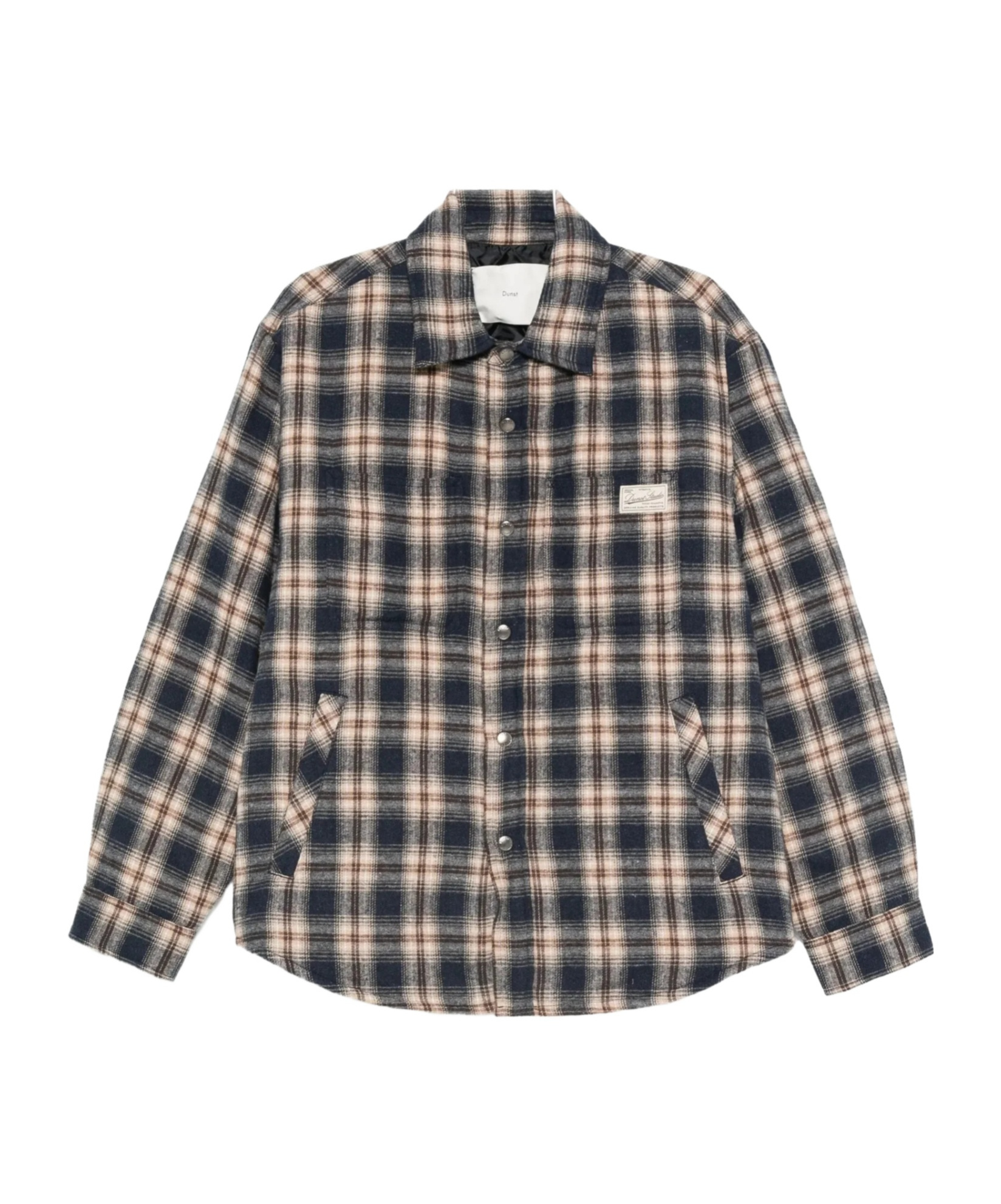 Dunst Checked Shirt In Black