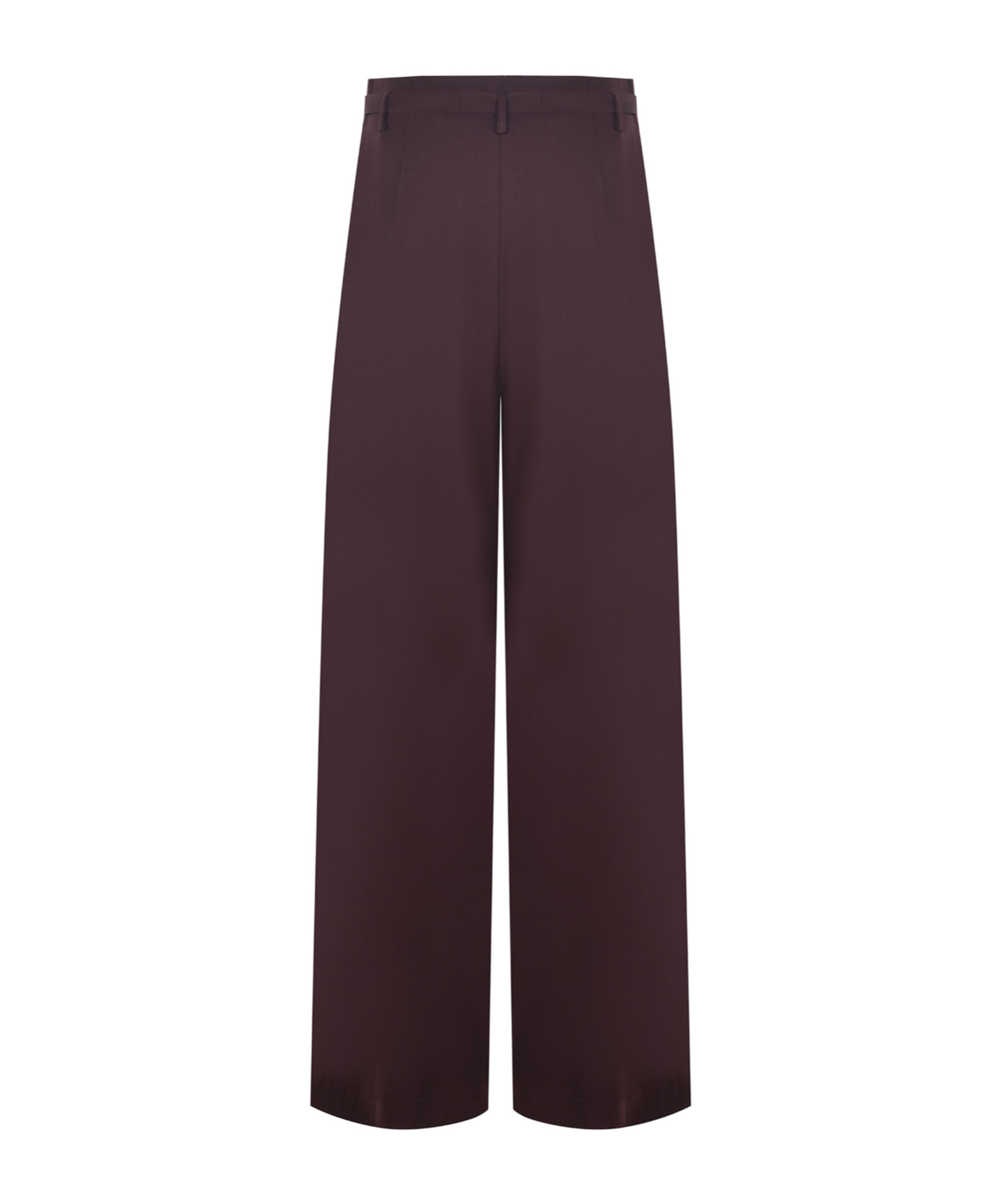 Alysi Belt Loop Casual Pants In Brown