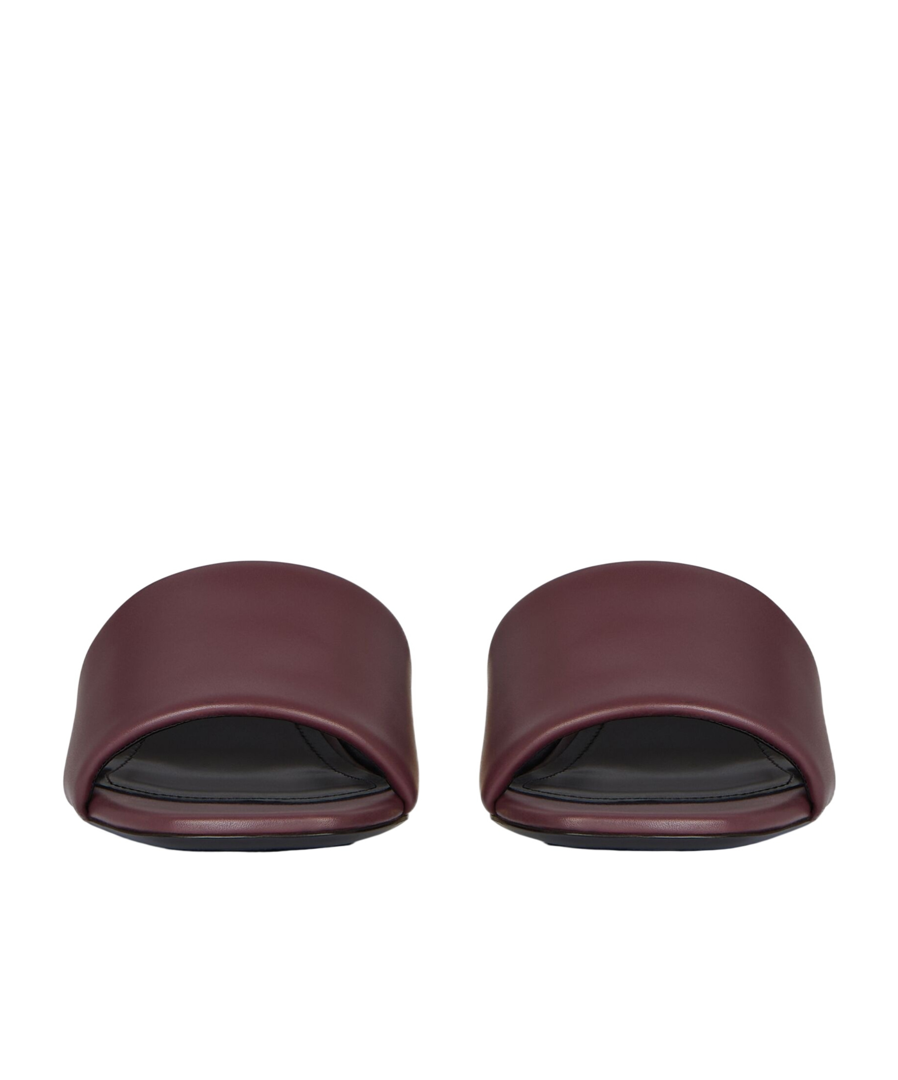 Givenchy Calfskin G Cube-heel Mule Sandals In Red