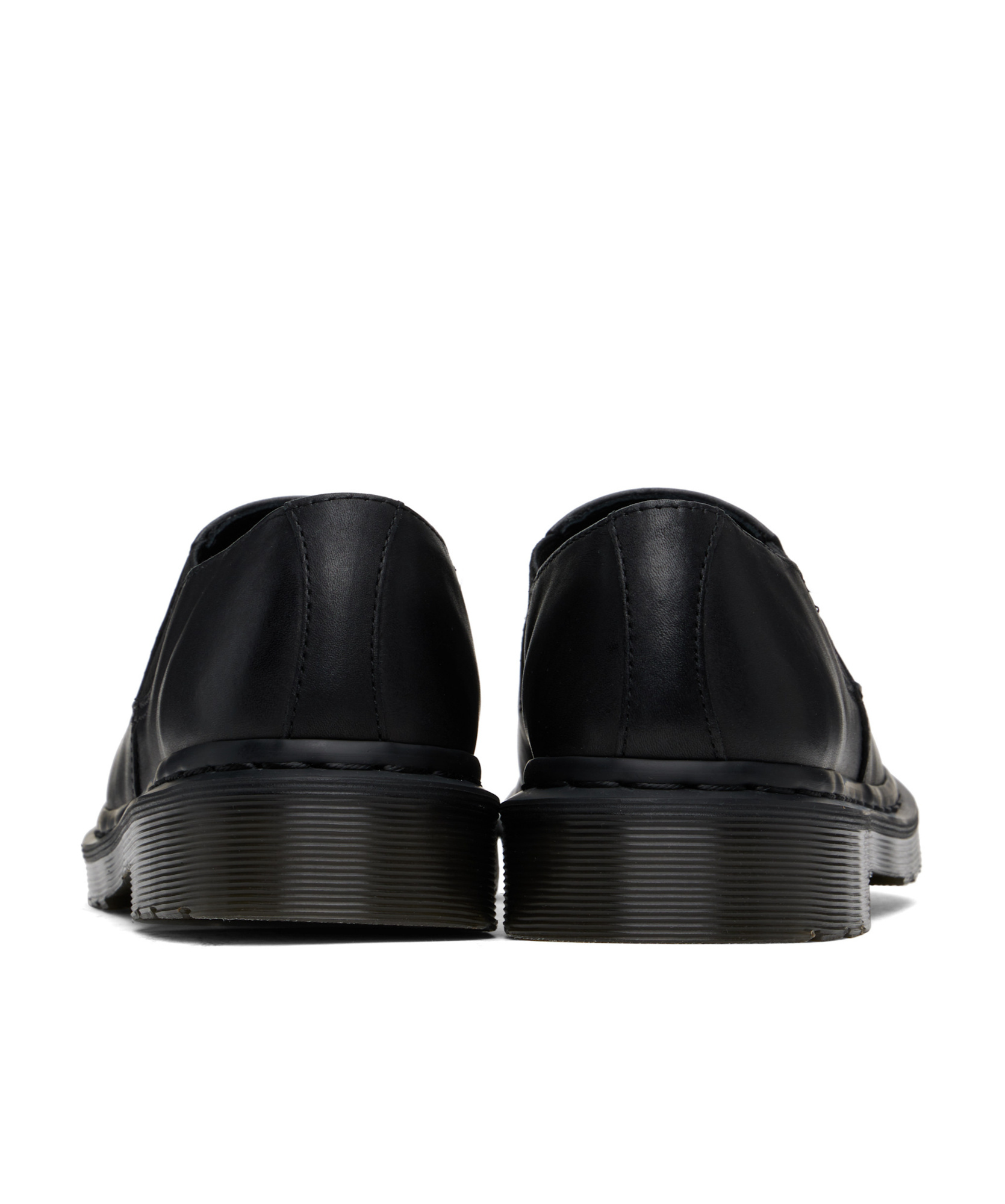 Dr. Martens' Round Toe Loafers In Black