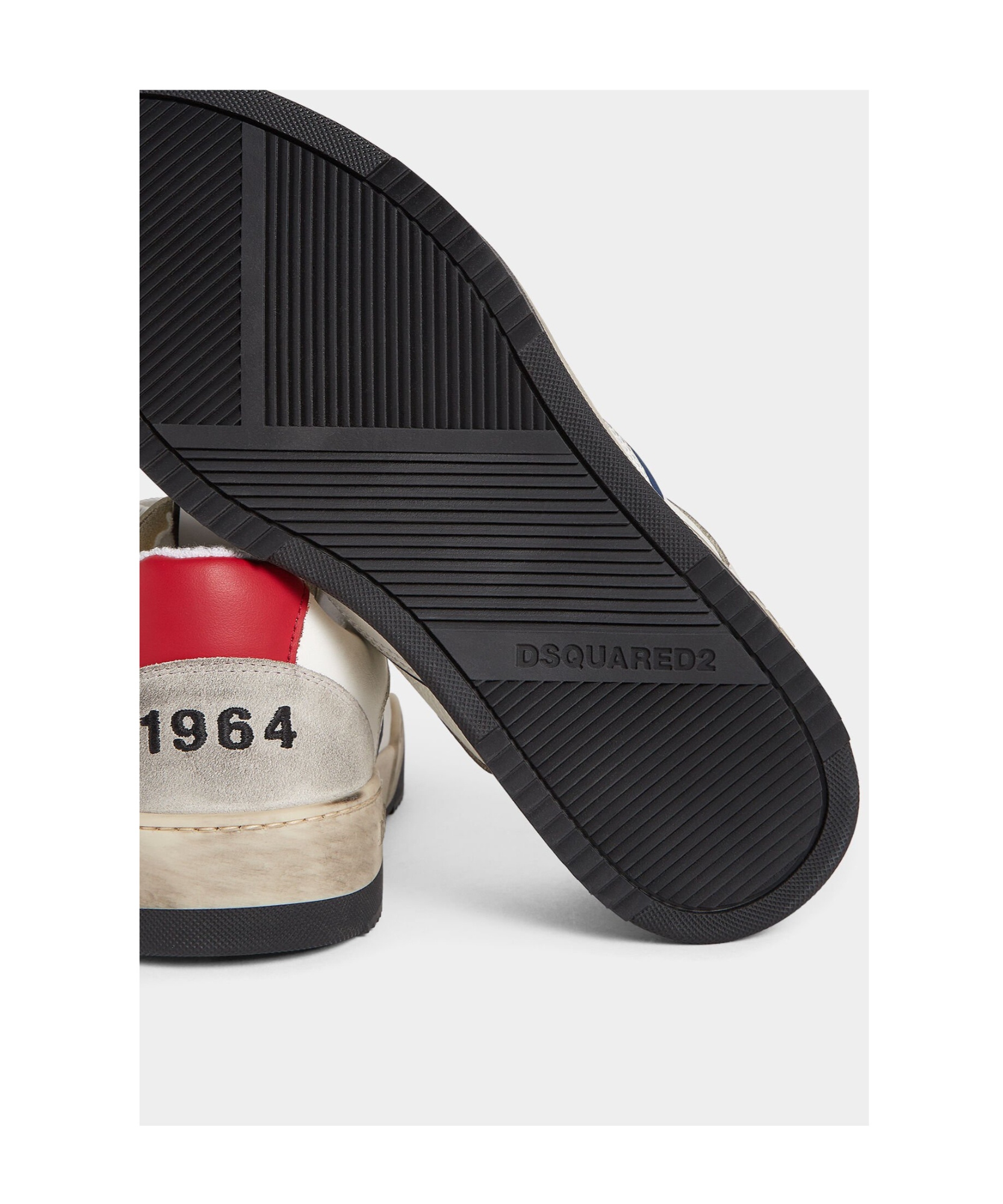 Dsquared2 Lace-up Low Top Sneakers In White