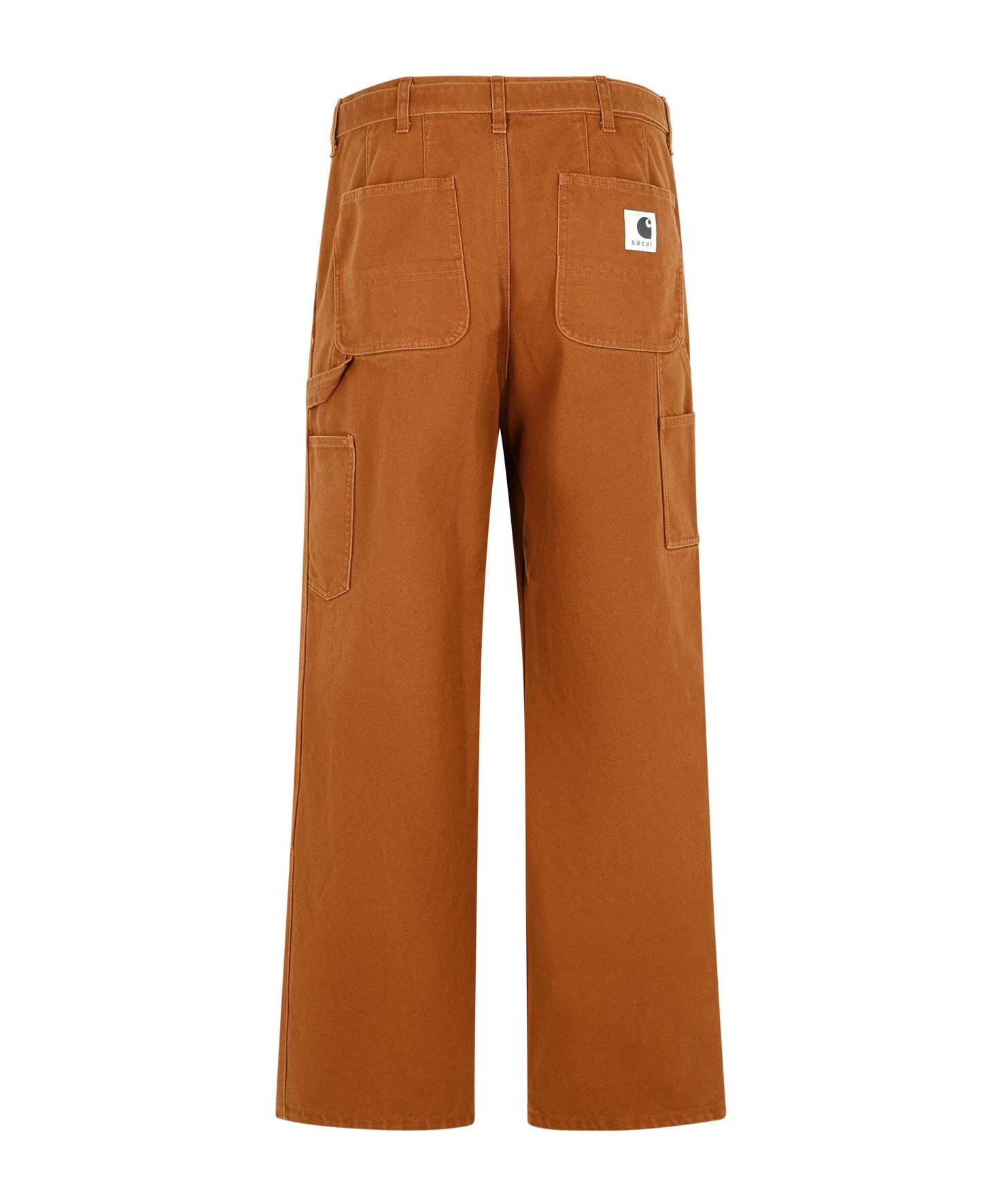 Sacai Carhartt Work Progress Wide Leg Trousers In Animal Print