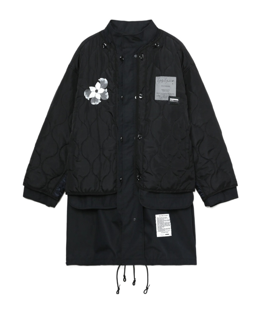 Yohji Yamamoto Long-sleeved Windbreaker In Black
