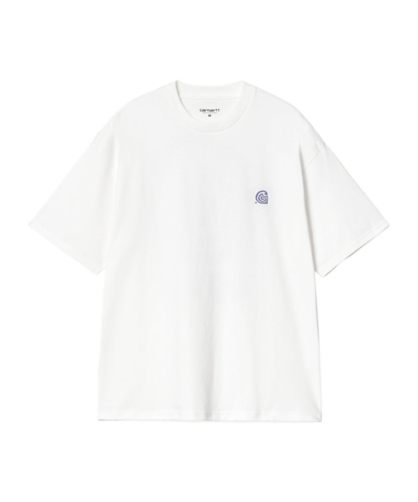 Carhartt Mens White Helix Crewneck Cotton-jersey T-shirt In White