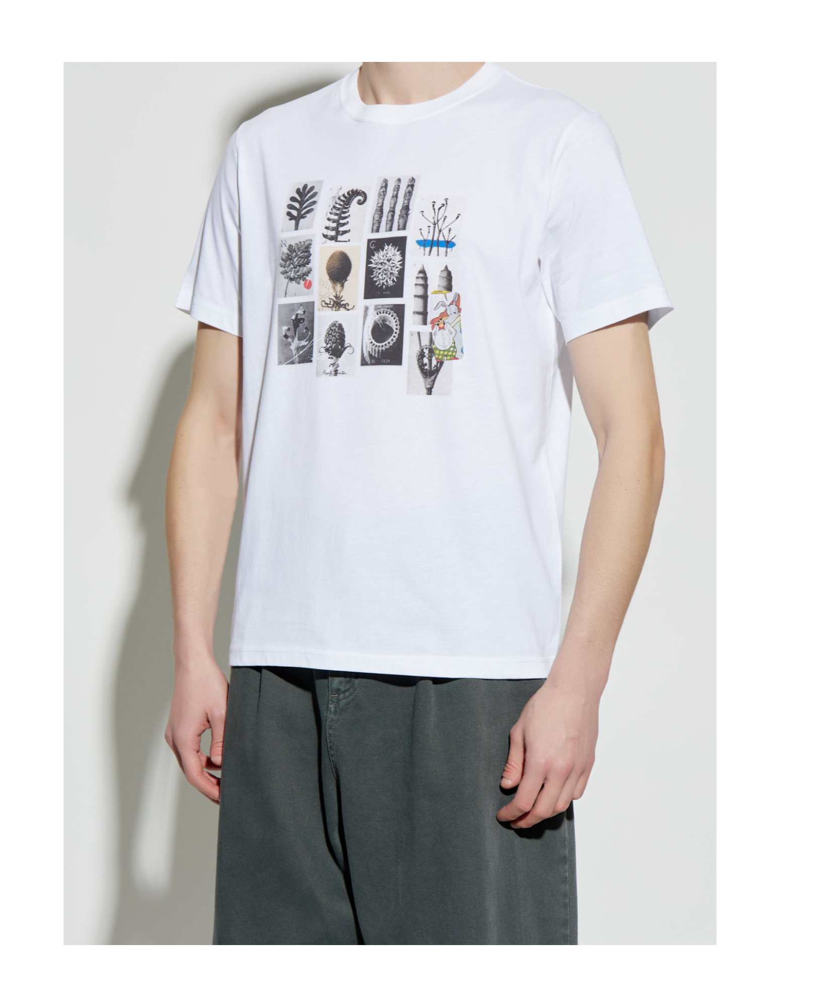 Shop Paul Smith Graphic-print T-shirt In White