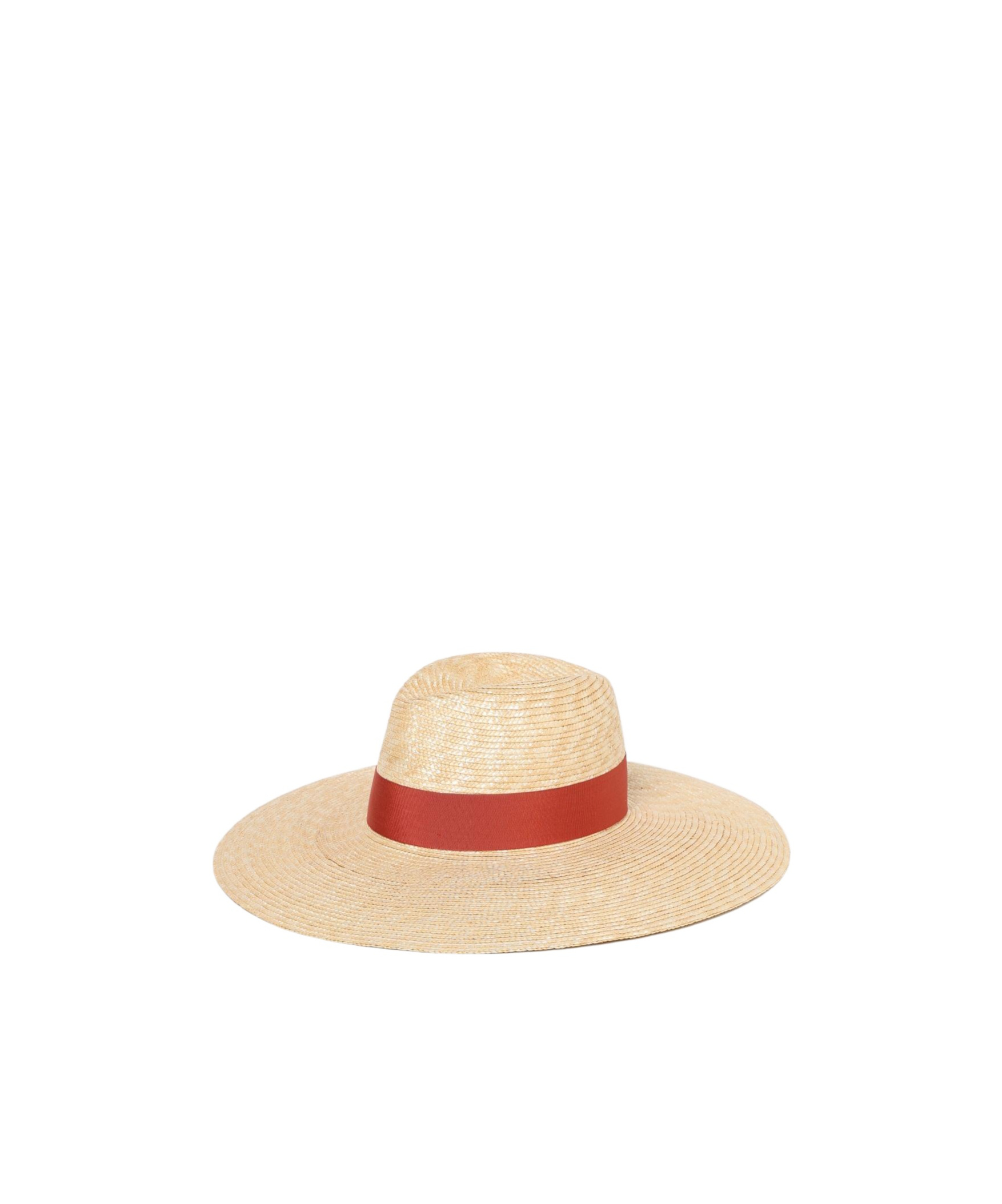 Borsalino Straw Hat In Nude