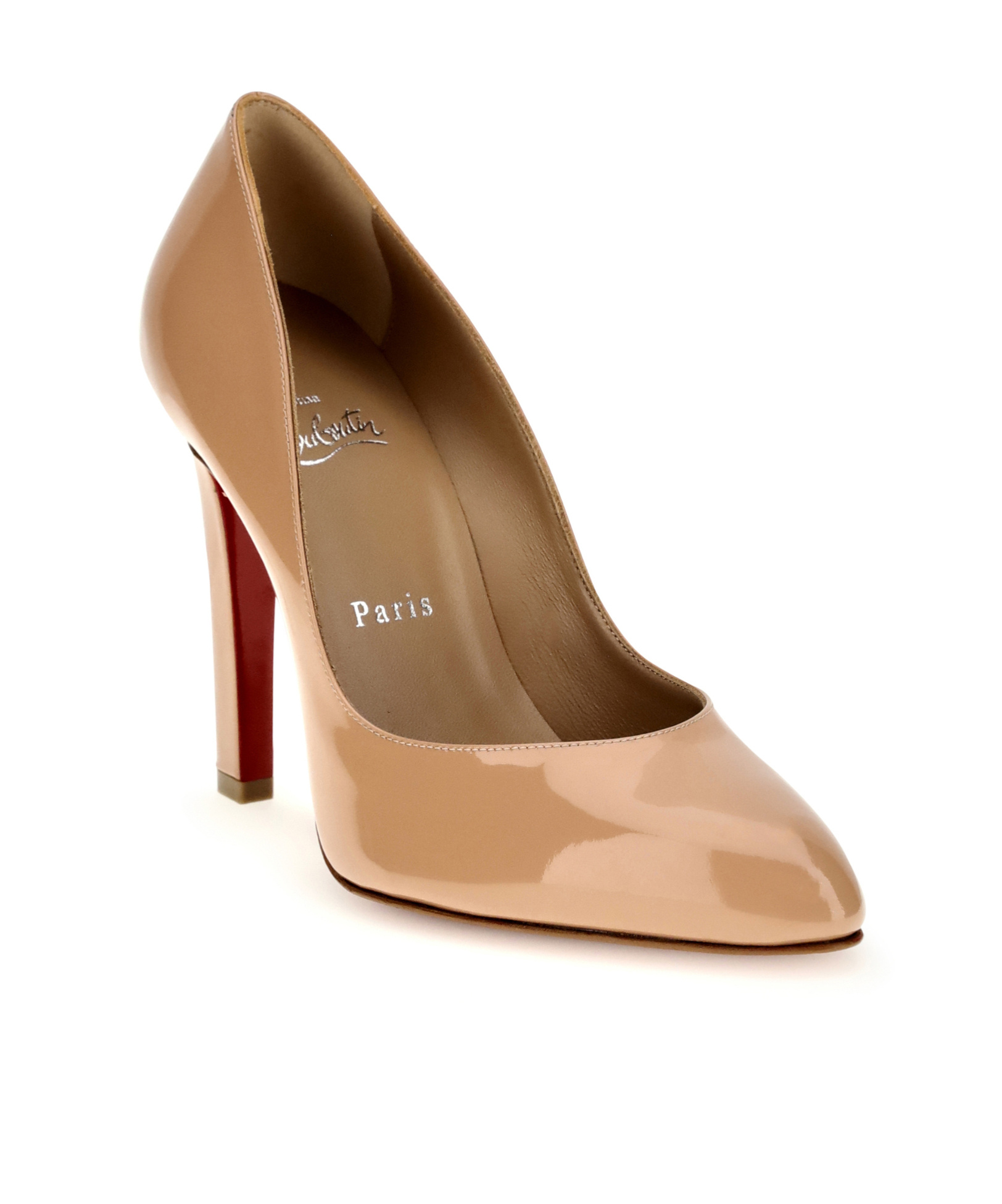 Christian Louboutin Pointed-toe High Heels In Brown