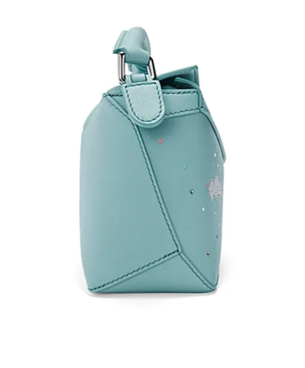 Loewe Squid Mini Shoulder Bag In Blue