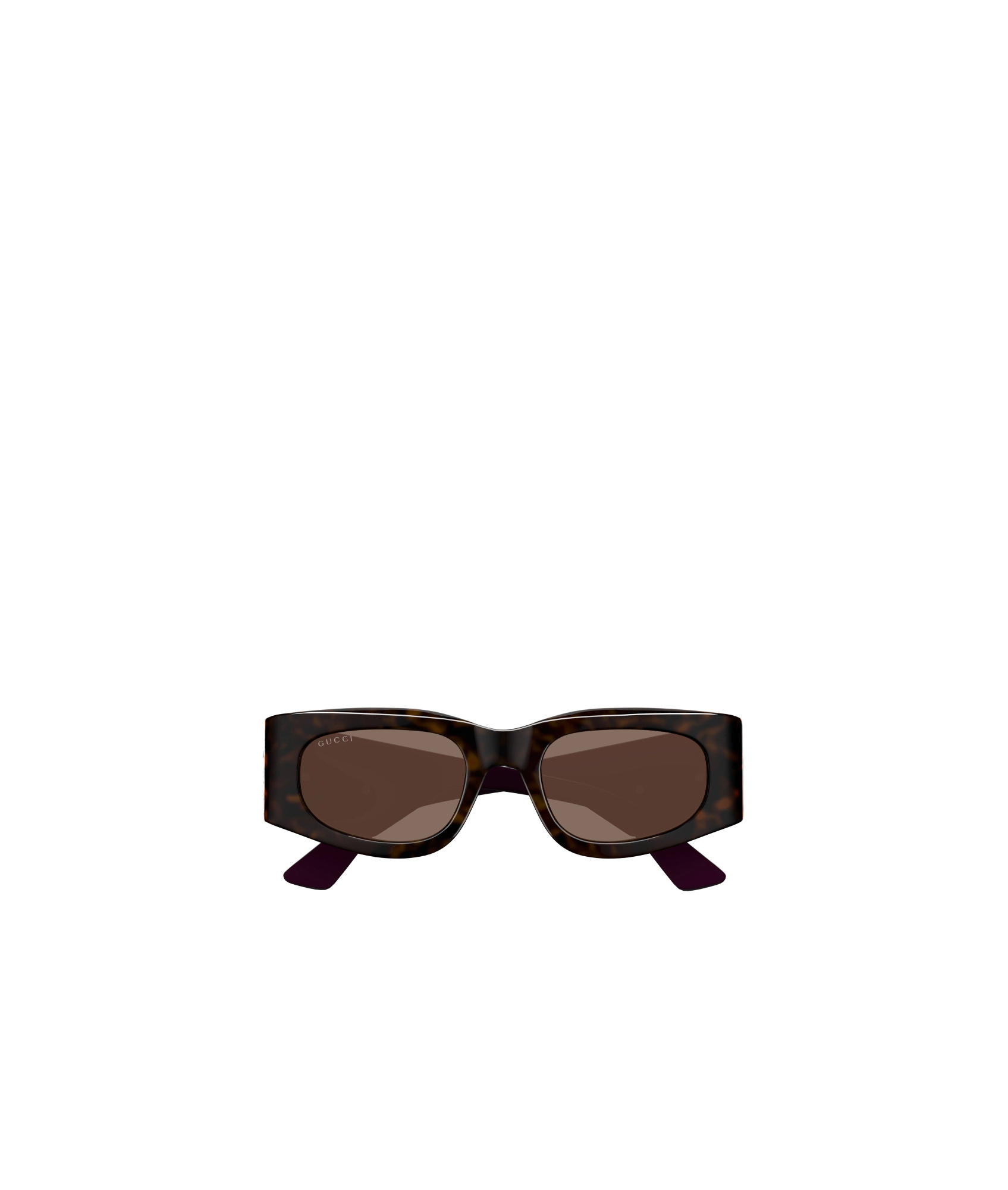 Gucci Interlocking G Sunglasses In Brown