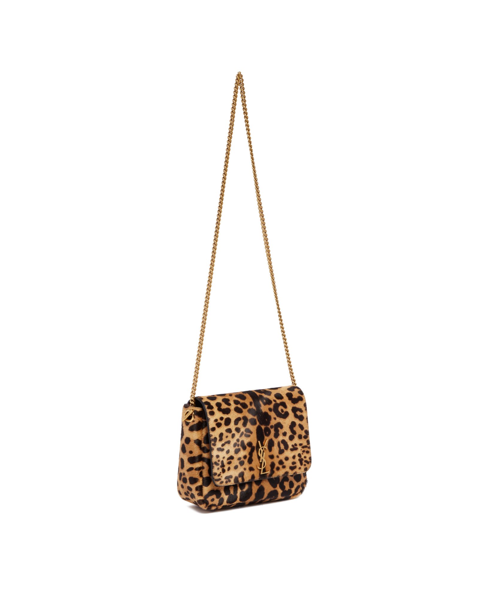 Saint Laurent Flap Shoulder Bag In Brown