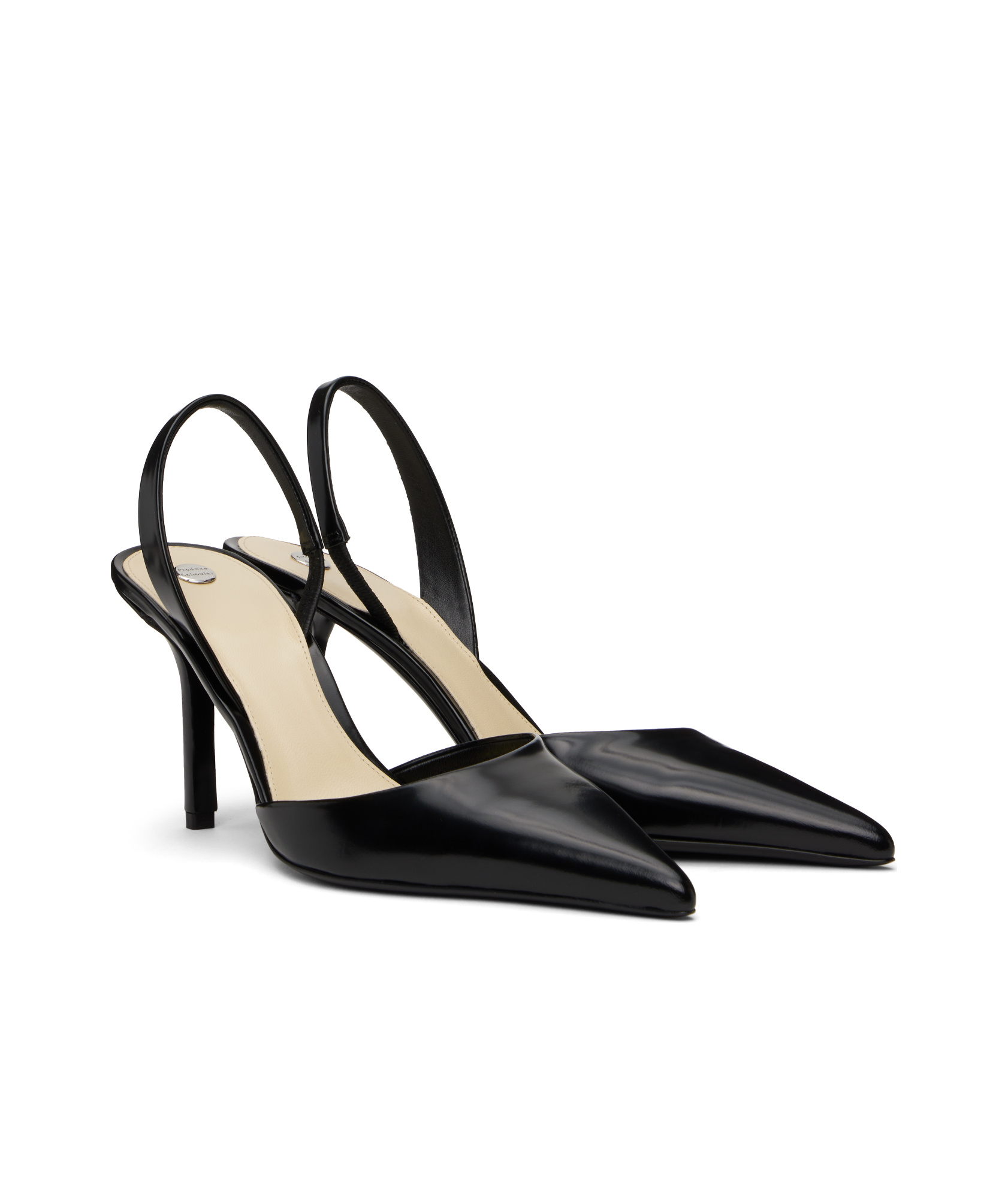 Proenza Schouler Slash Slingback Pumps In Black
