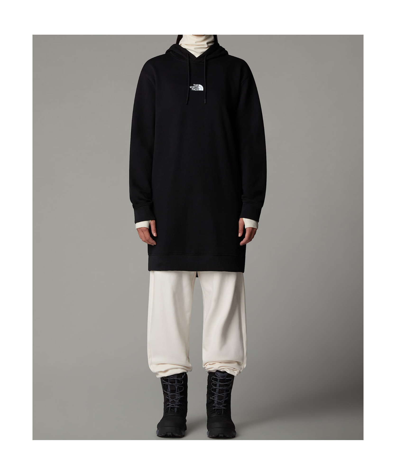 The North Face Zumu Hooded Dress In Black