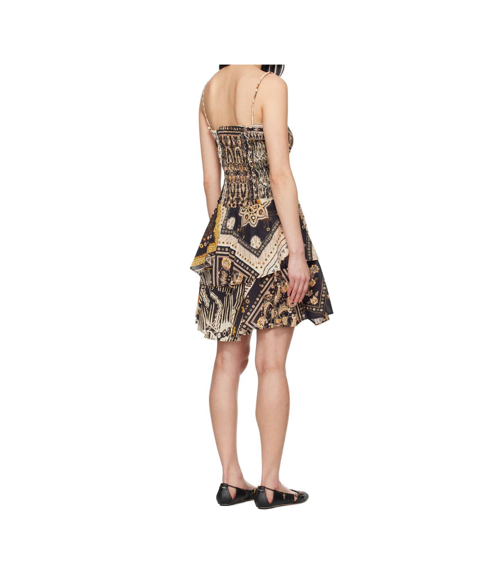 Shop Isabel Marant Étoile Square Neck Dress In Nude