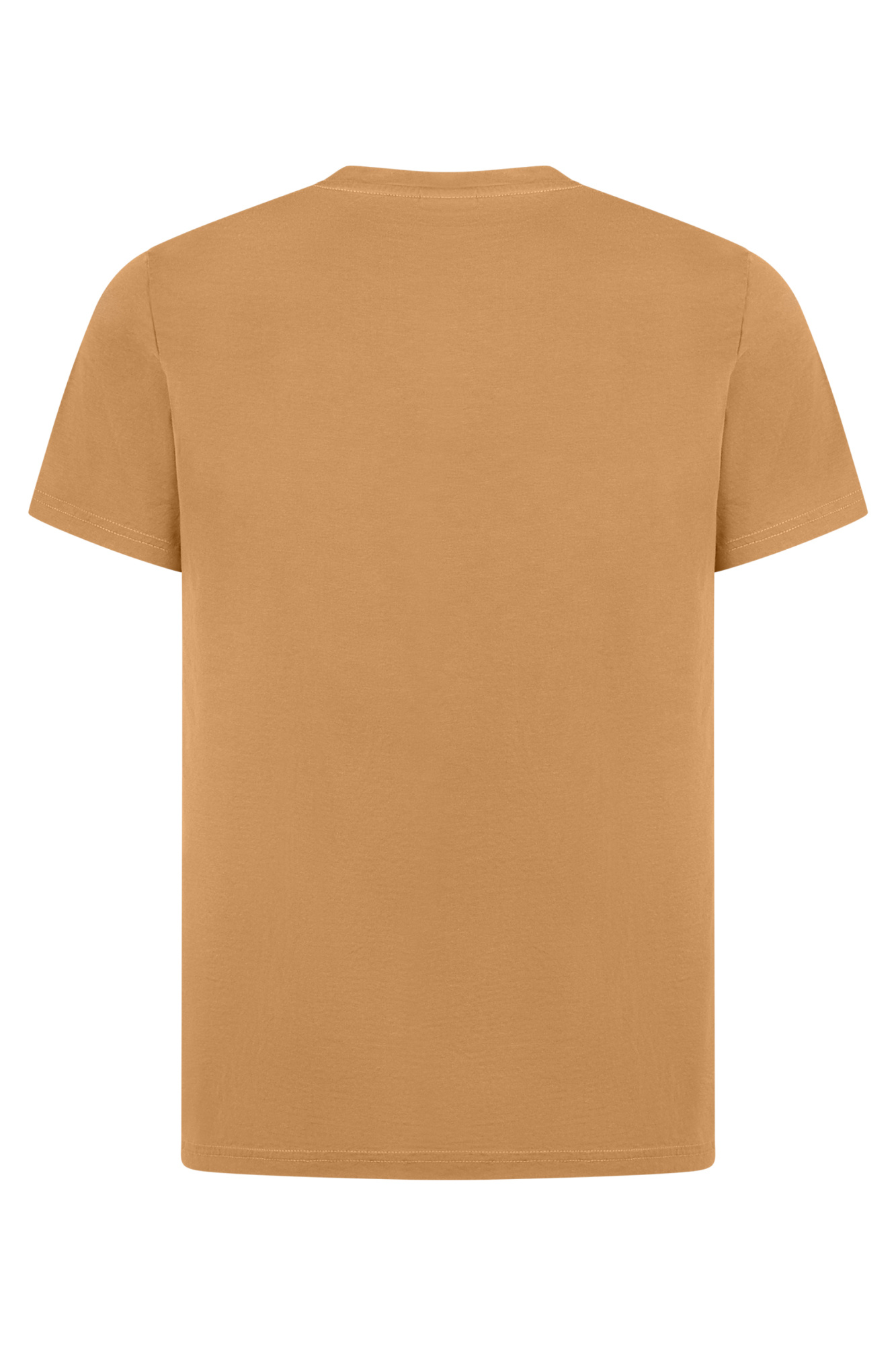 Aspesi Round-neck Short-sleeved T-shirt In Brown