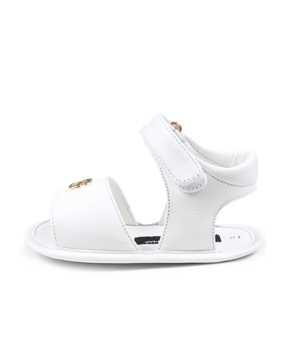 Dolce & Gabbana Ankle Strap Sandals In White